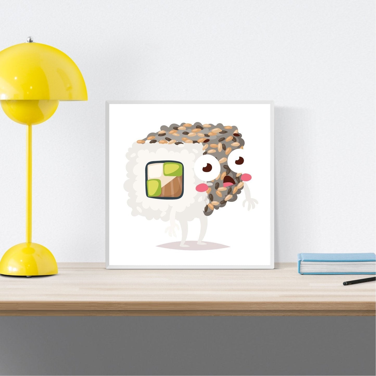 Set de Tres láminas Sushi. Pack de Tres láminas para enmarcar con imágenes de Sushi.-Artwork-Nacnic-Nacnic Estudio SL