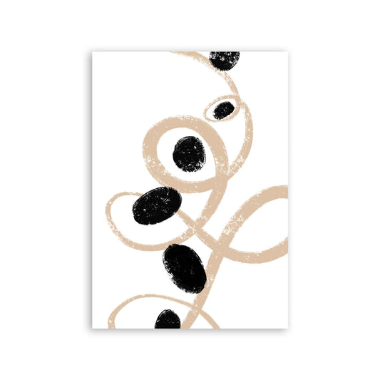 Lámina Abstracta Trazos Circulares Nacnic