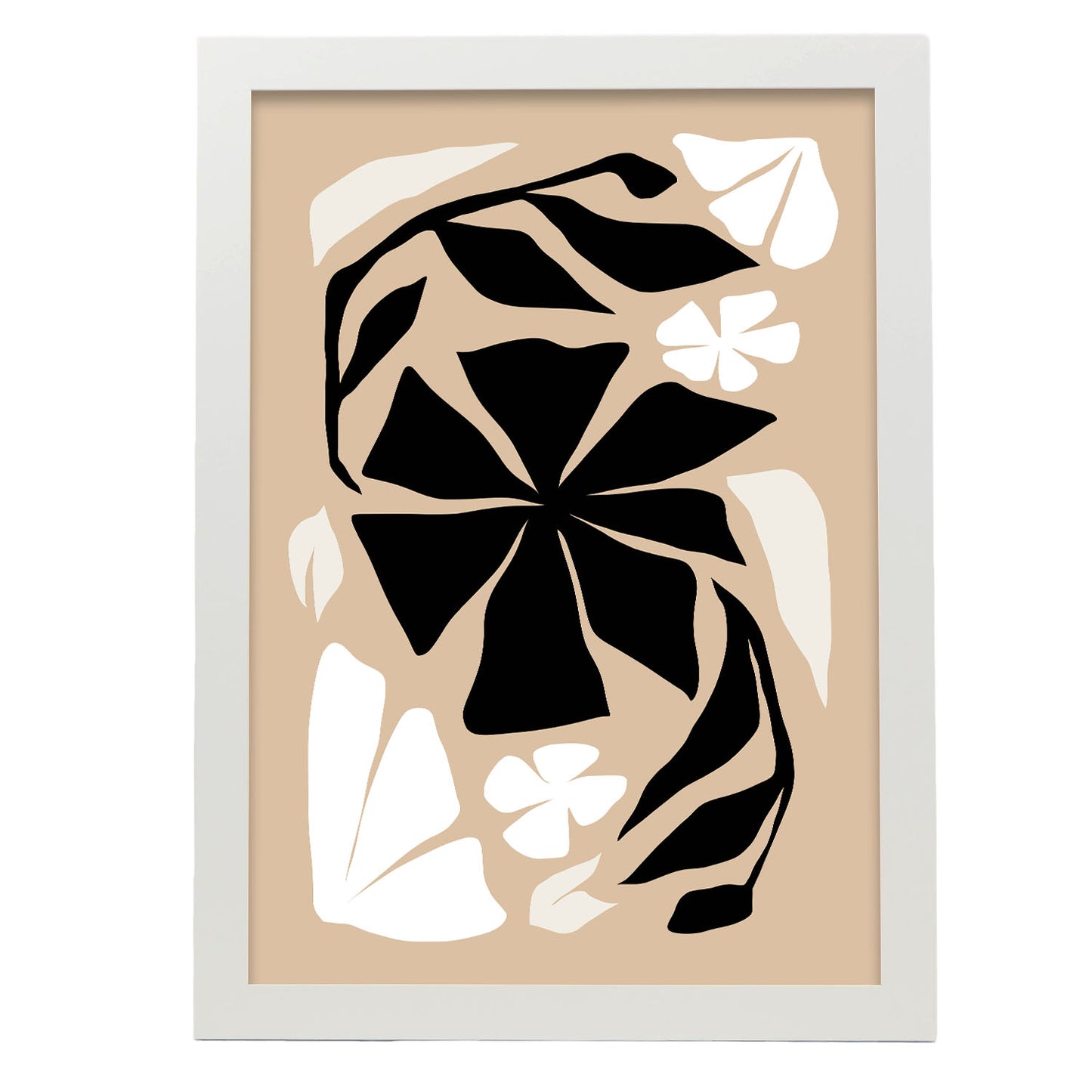 Lámina Abstracta Nacnic Pétalos Llenos