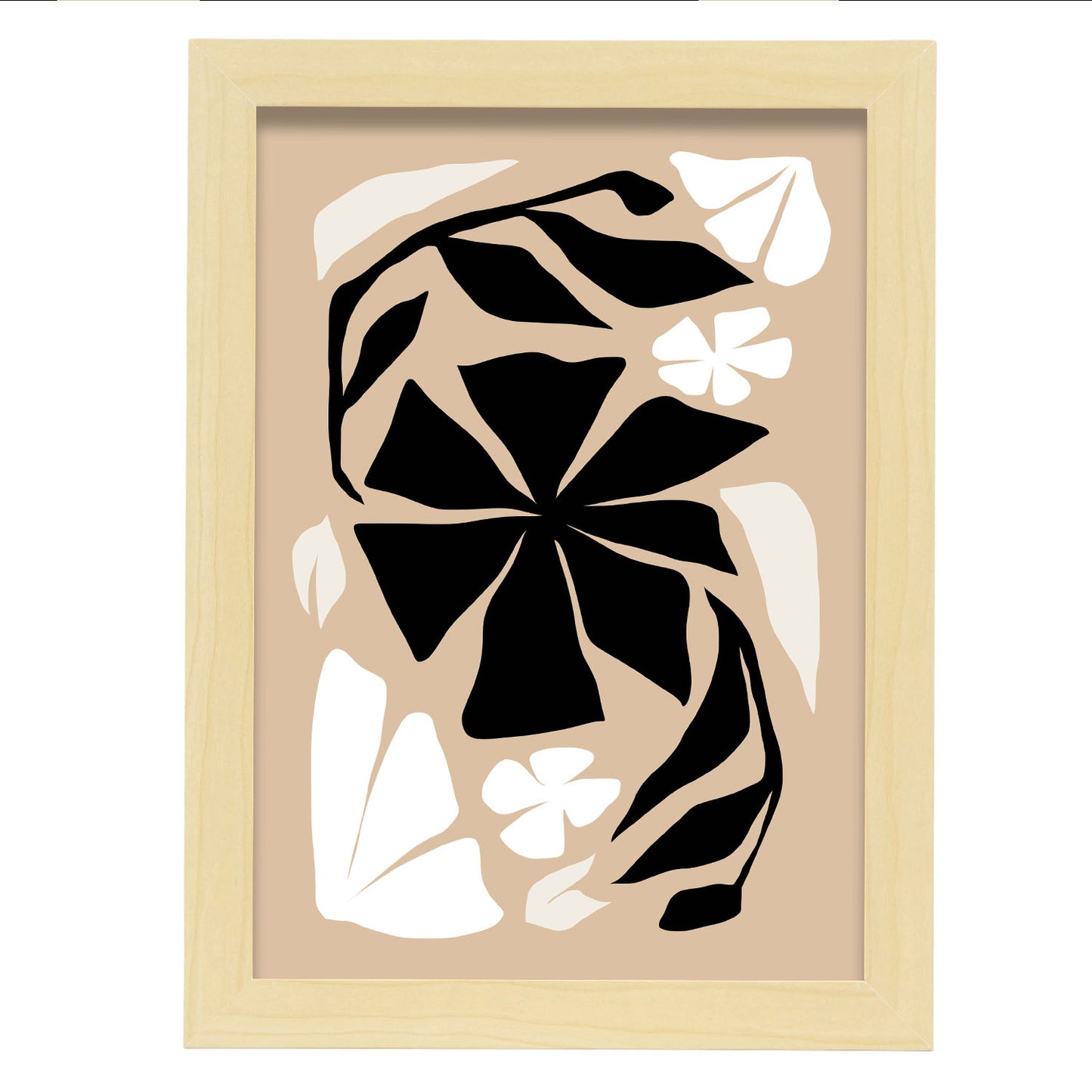 Lámina Abstracta Nacnic Pétalos Llenos