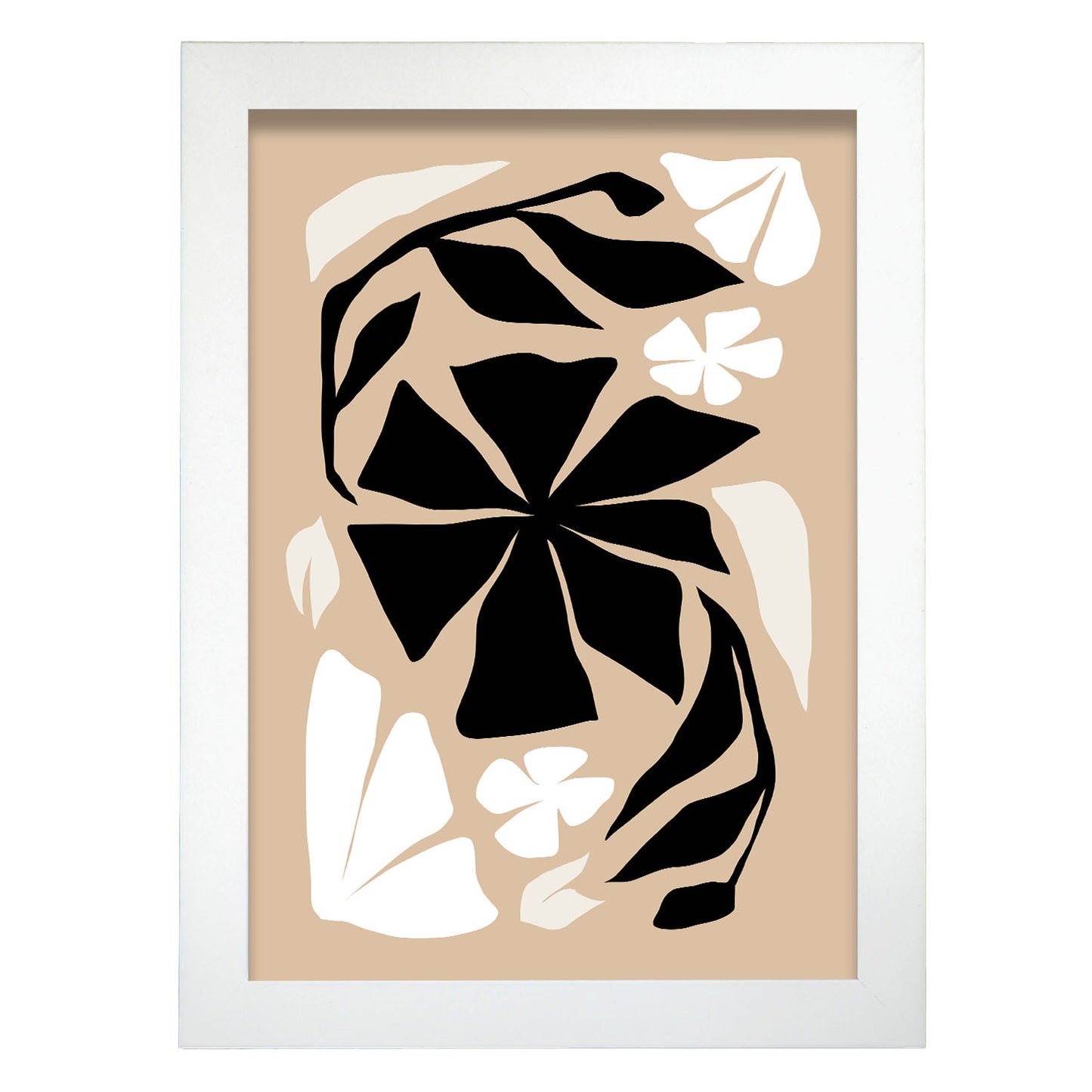 Lámina Abstracta Nacnic Pétalos Llenos