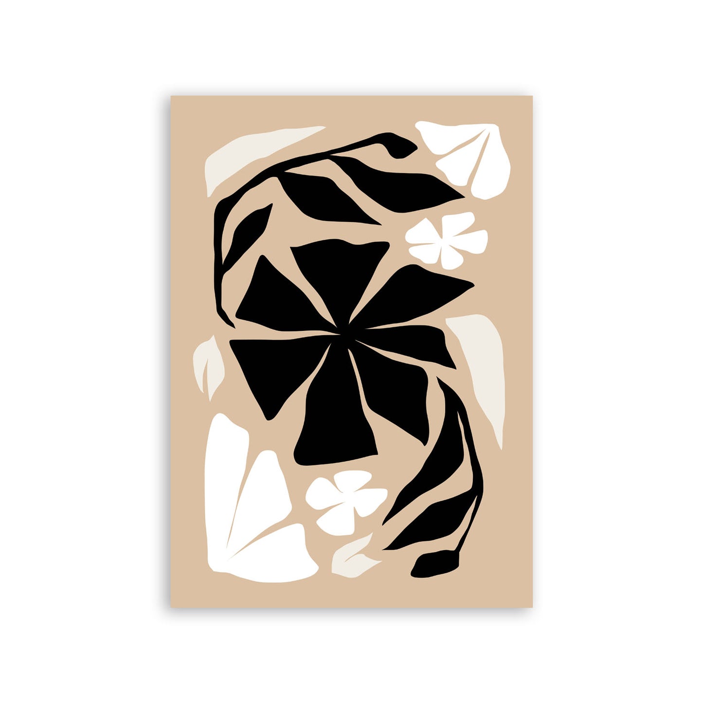 Lámina Abstracta Nacnic Pétalos Llenos