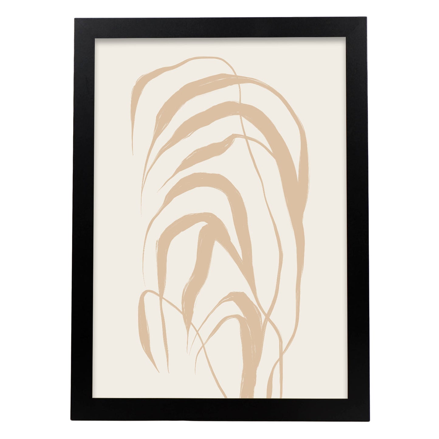 Nacnic Lámina Abstracta de Hierba de Heno
