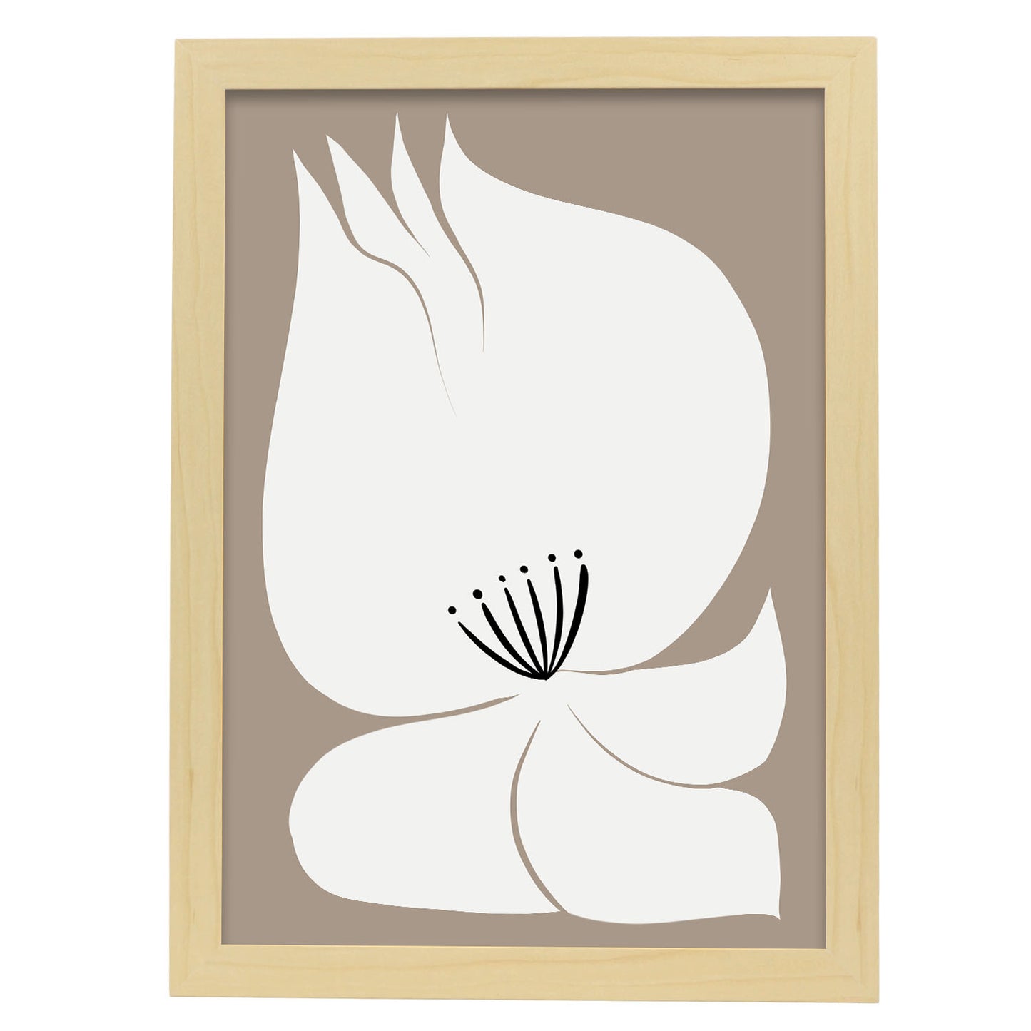 Lámina Abstracta Flor Divina de Nacnic