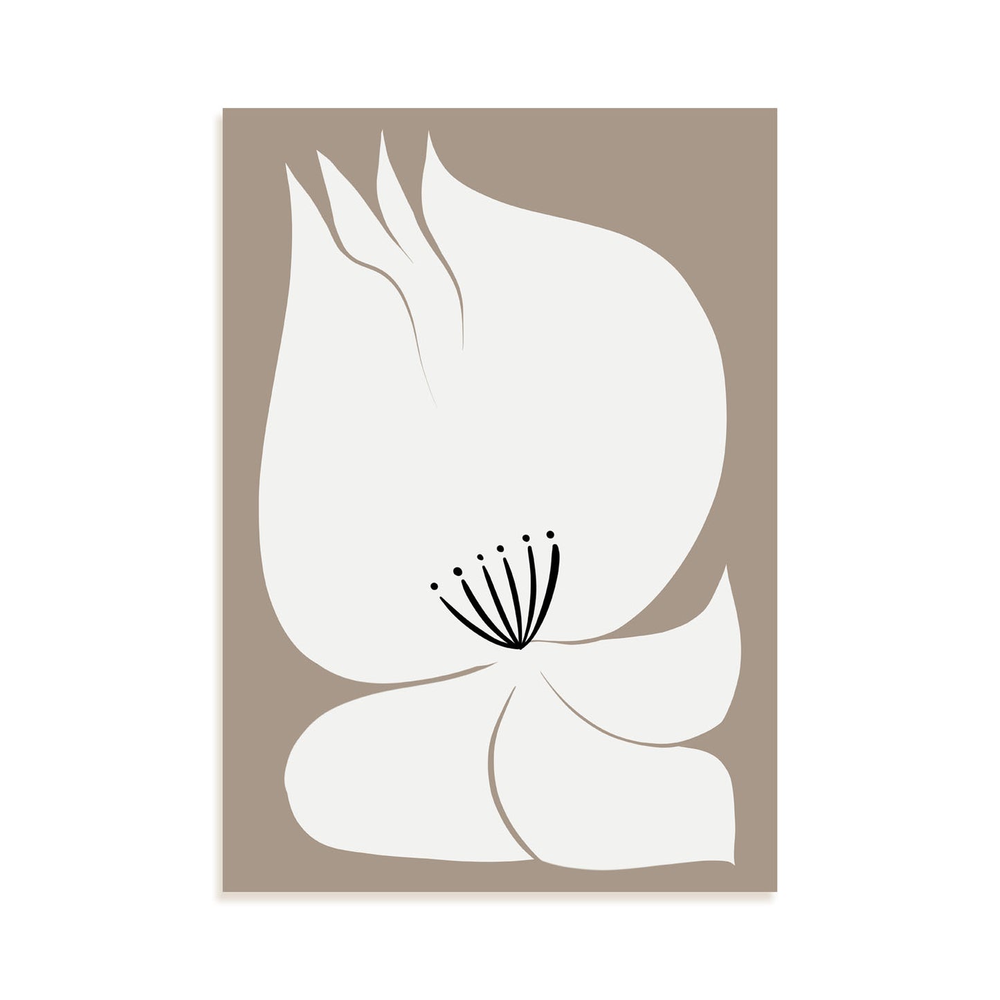 Lámina Abstracta Flor Divina de Nacnic