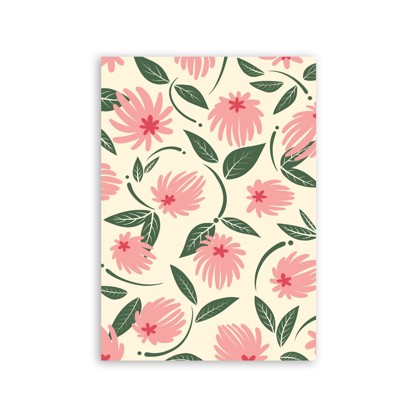 Lámina Nacnic Diseño de Flores Radiantes