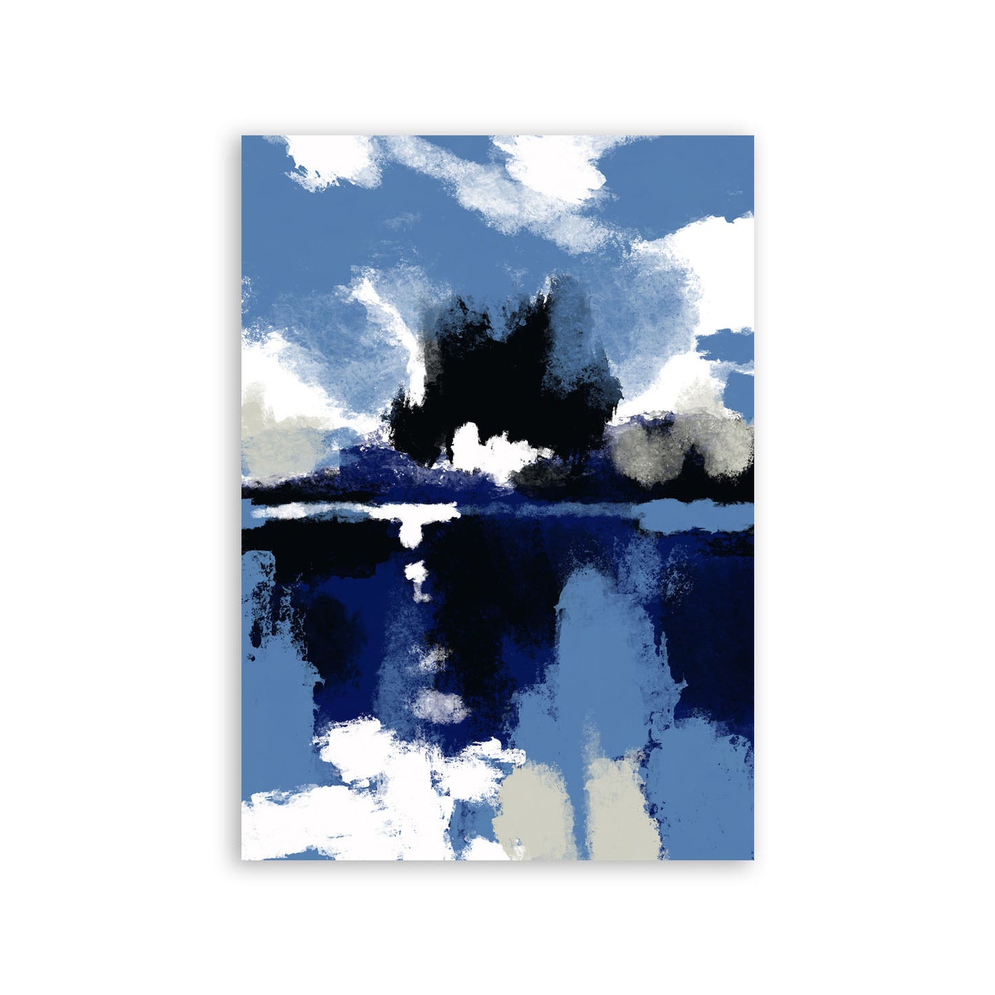 Lámina Abstracta de Naturaleza Atractivo Nacnic