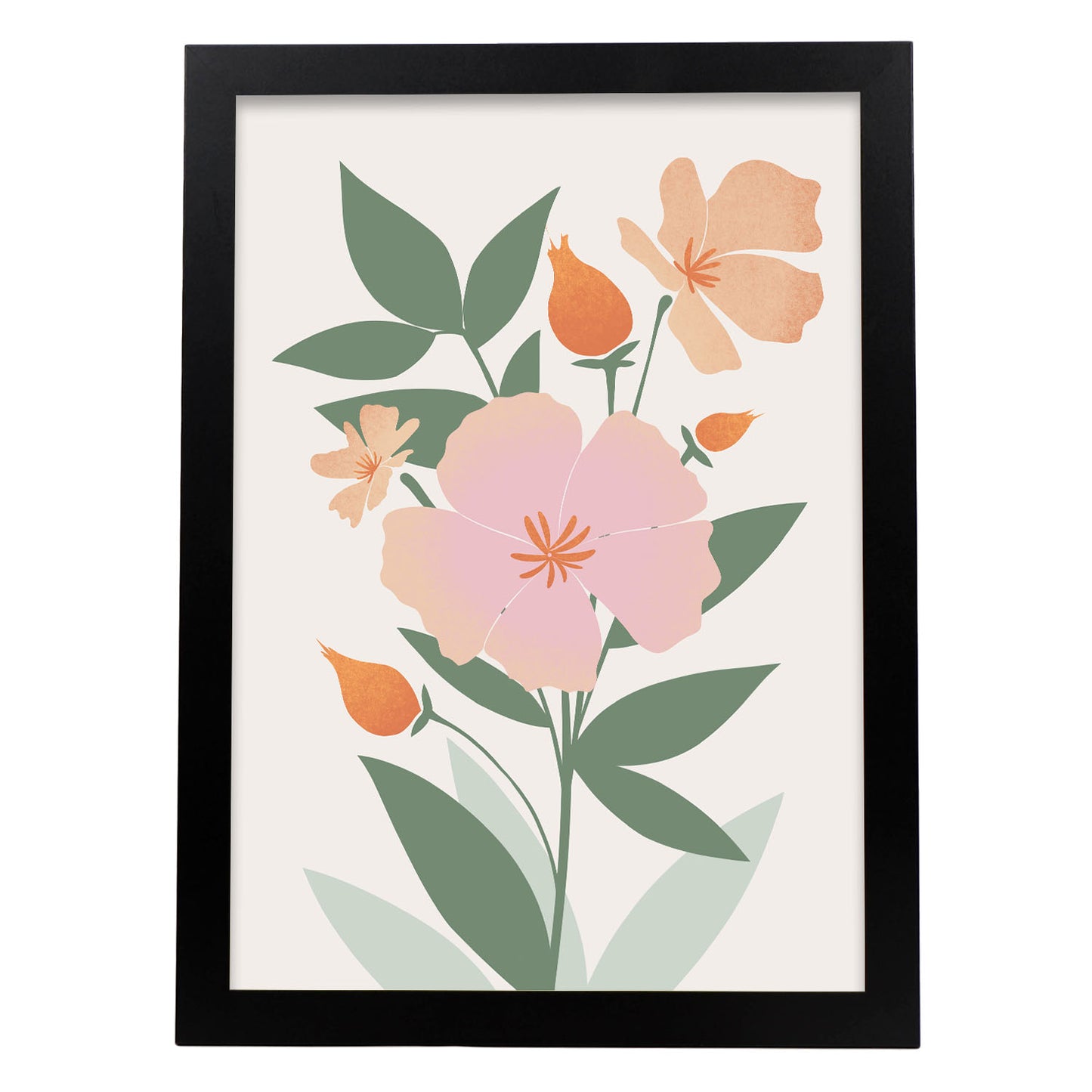 Nacnic Lámina de Hermosas Flores Surtidas