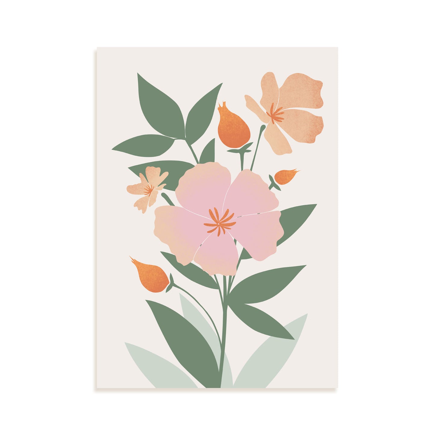 Nacnic Lámina de Hermosas Flores Surtidas