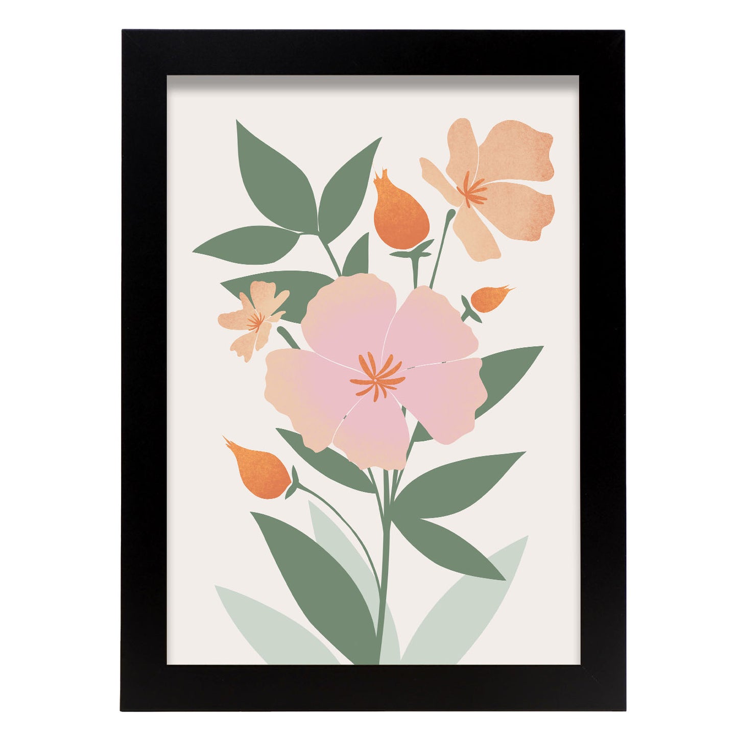 Nacnic Lámina de Hermosas Flores Surtidas