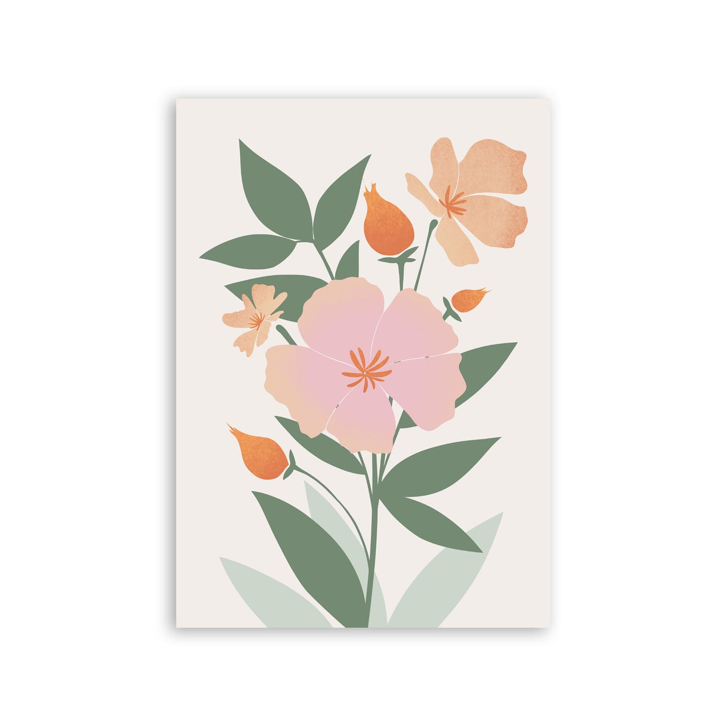 Nacnic Lámina de Hermosas Flores Surtidas