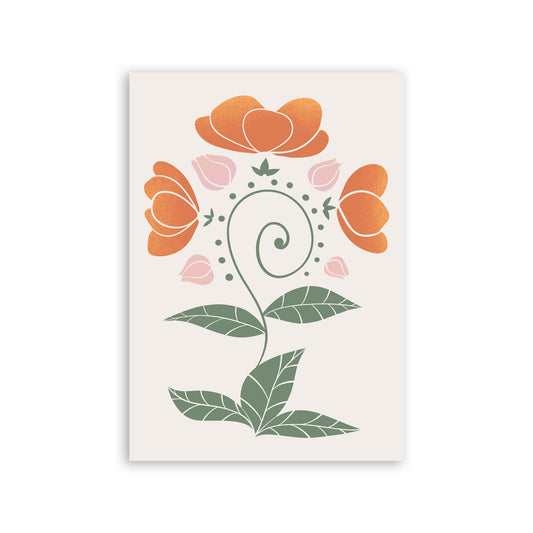 Nacnic Lámina Diseño de Flores Brillantes