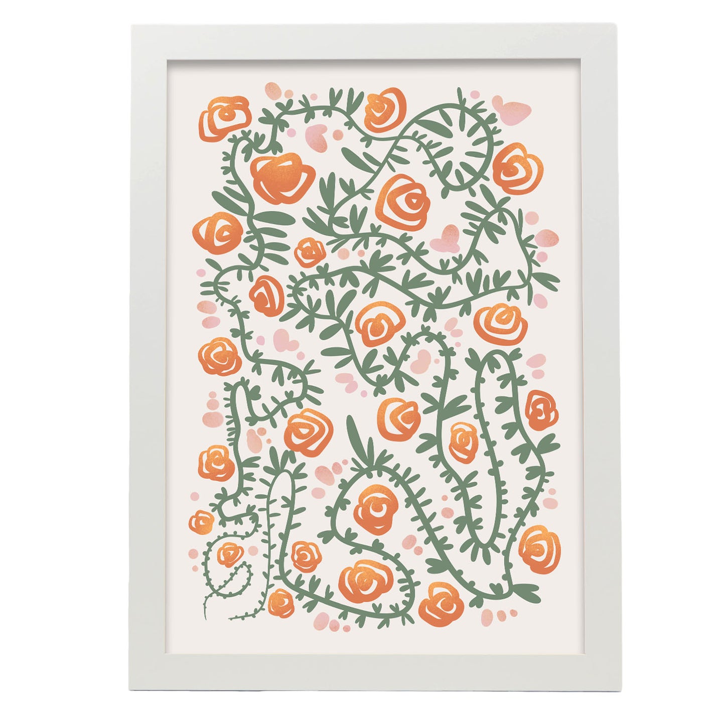 Nacnic Lámina de Diseño de Flores en Silencio