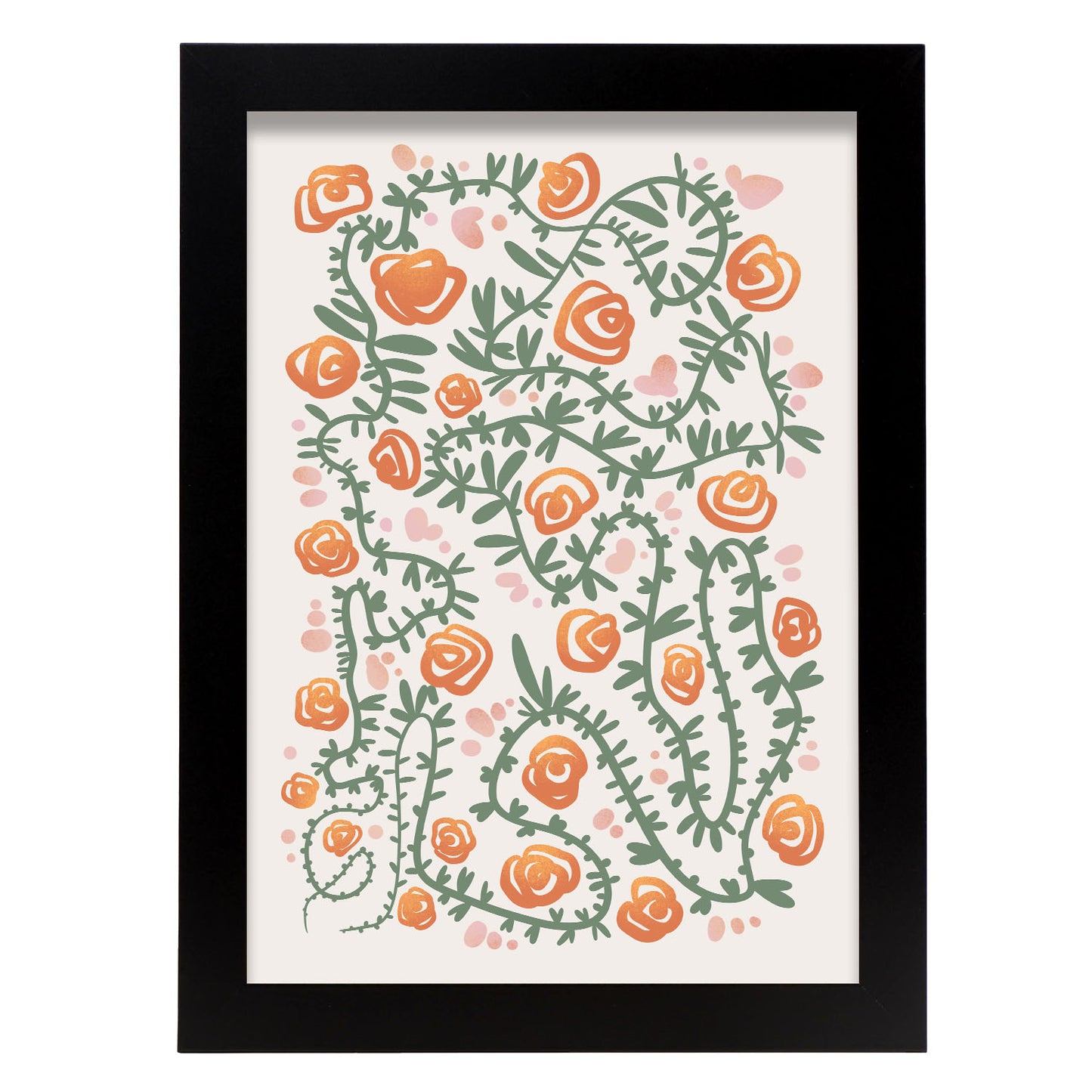 Nacnic Lámina de Diseño de Flores en Silencio