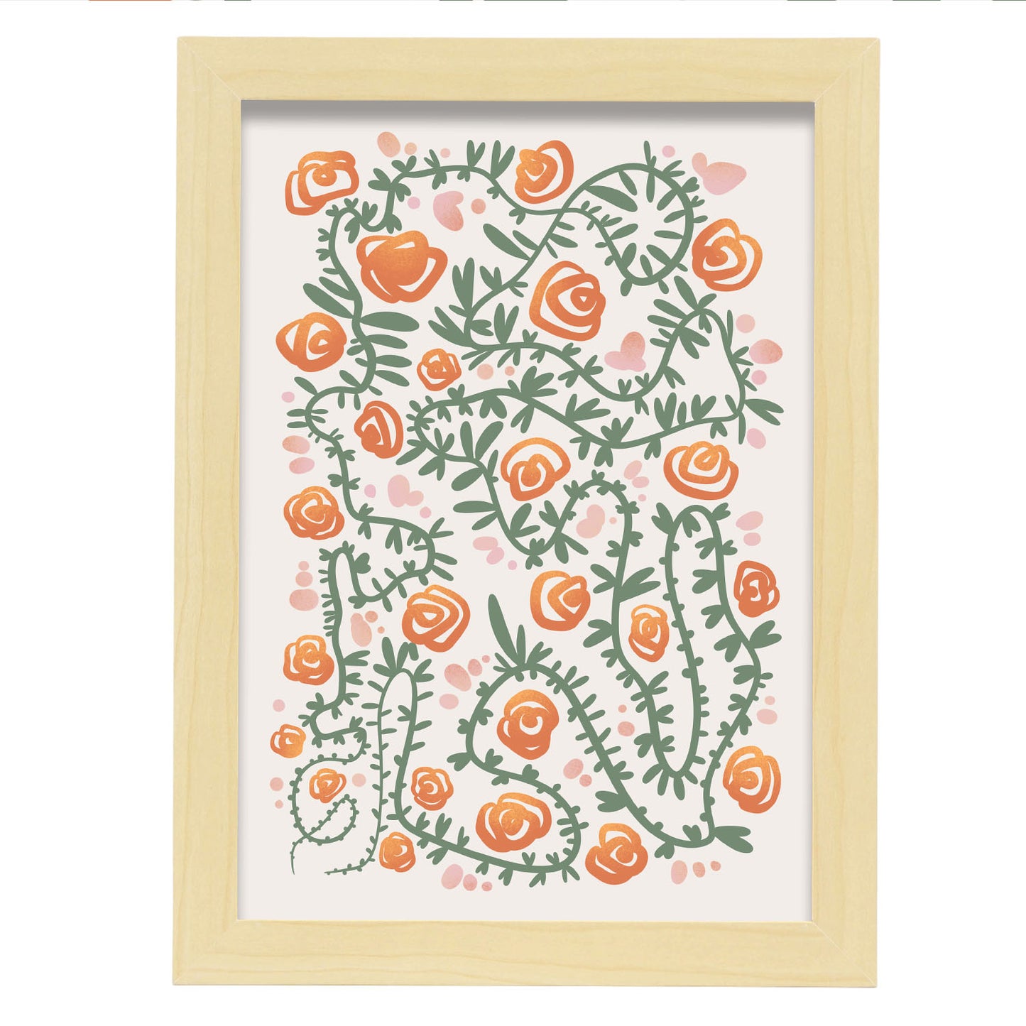 Nacnic Lámina de Diseño de Flores en Silencio