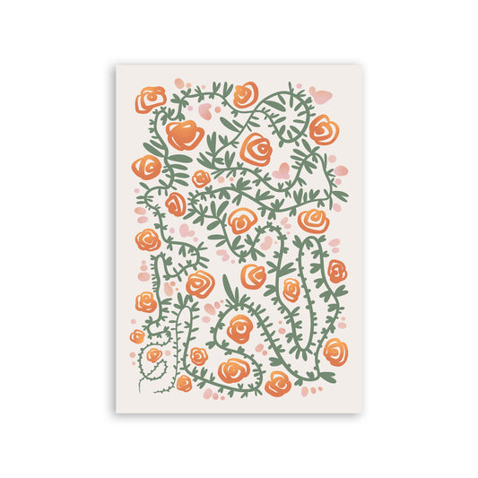 Nacnic Lámina de Diseño de Flores en Silencio