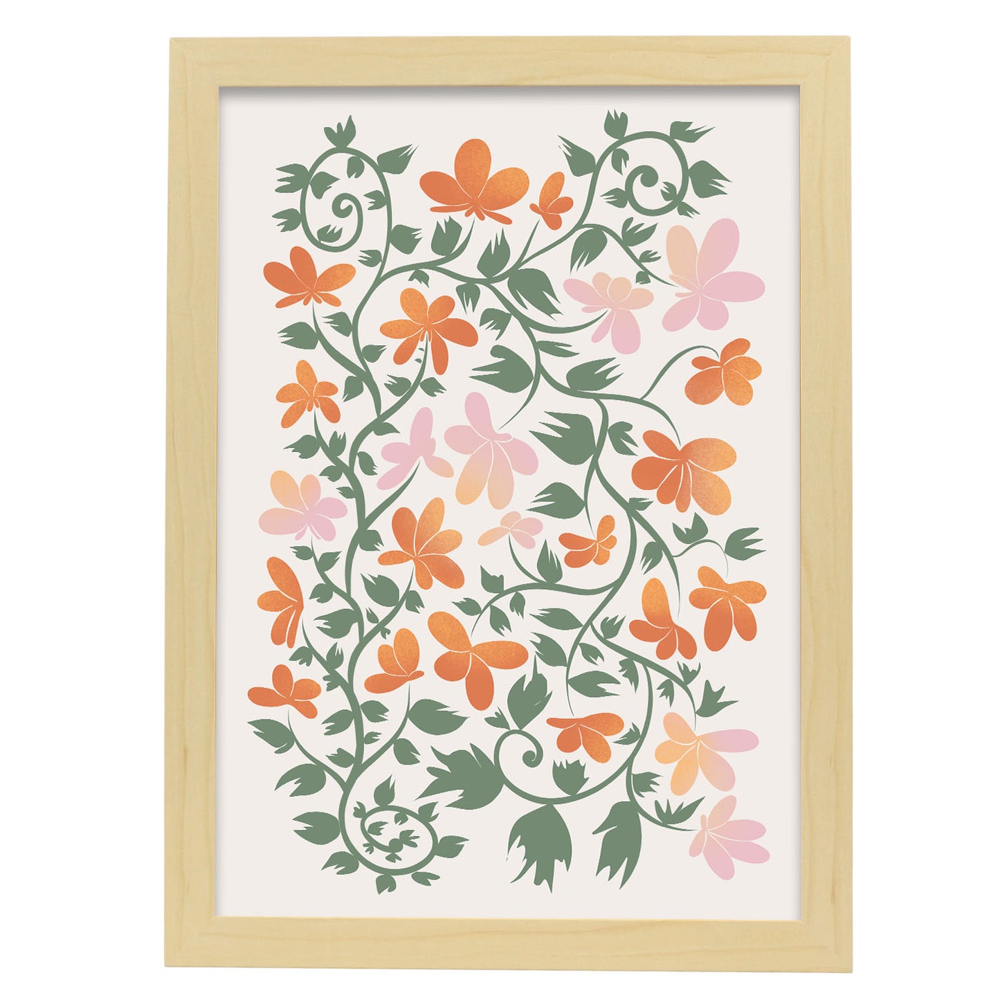 Nacnic Lámina de Diseño Sublime de Flores Surtidas
