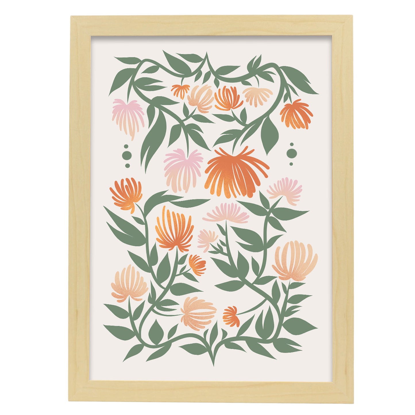 Nacnic Lámina de Diseño Ingenioso de Flores Surtidas