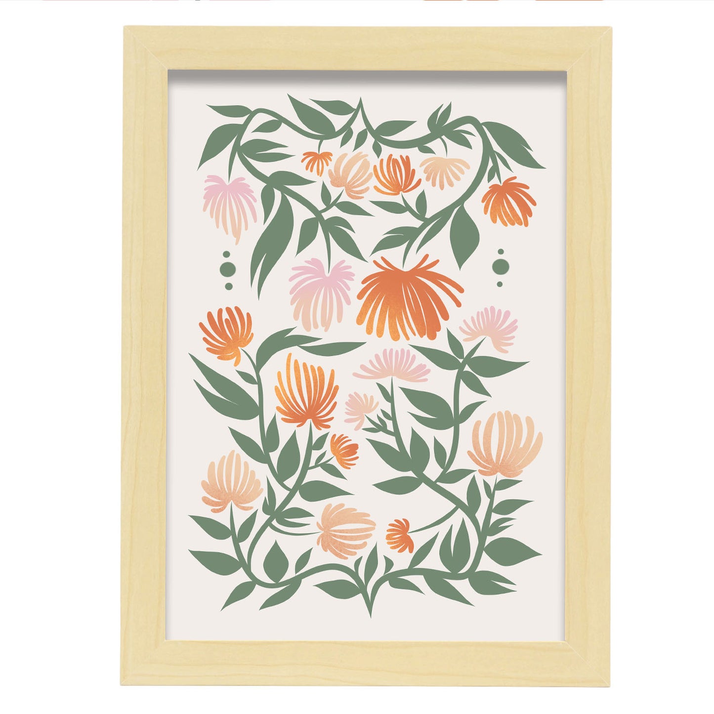 Nacnic Lámina de Diseño Ingenioso de Flores Surtidas