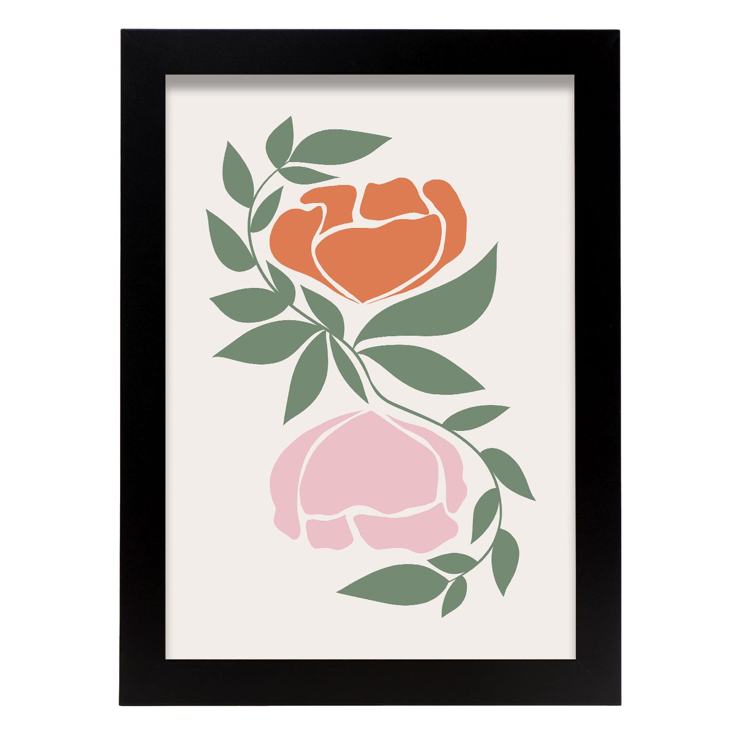 Nacnic Lámina Decorativa de Flores Surtidas