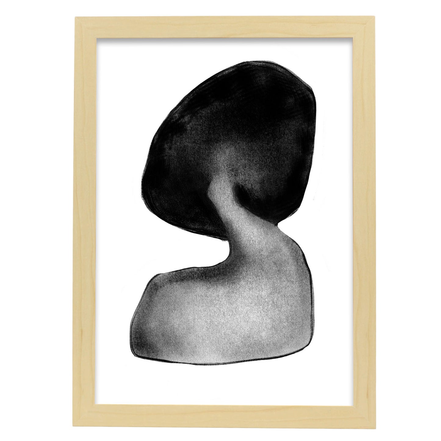 Nacnic Lámina Abstracta Hallow Negra
