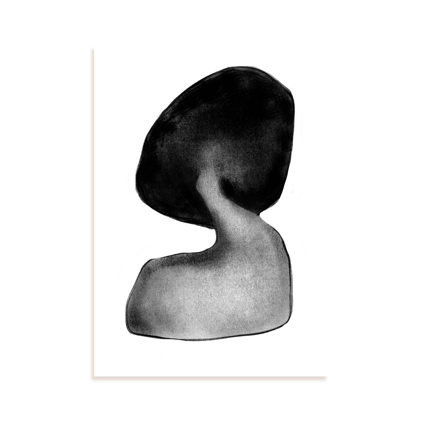 Nacnic Lámina Abstracta Hallow Negra