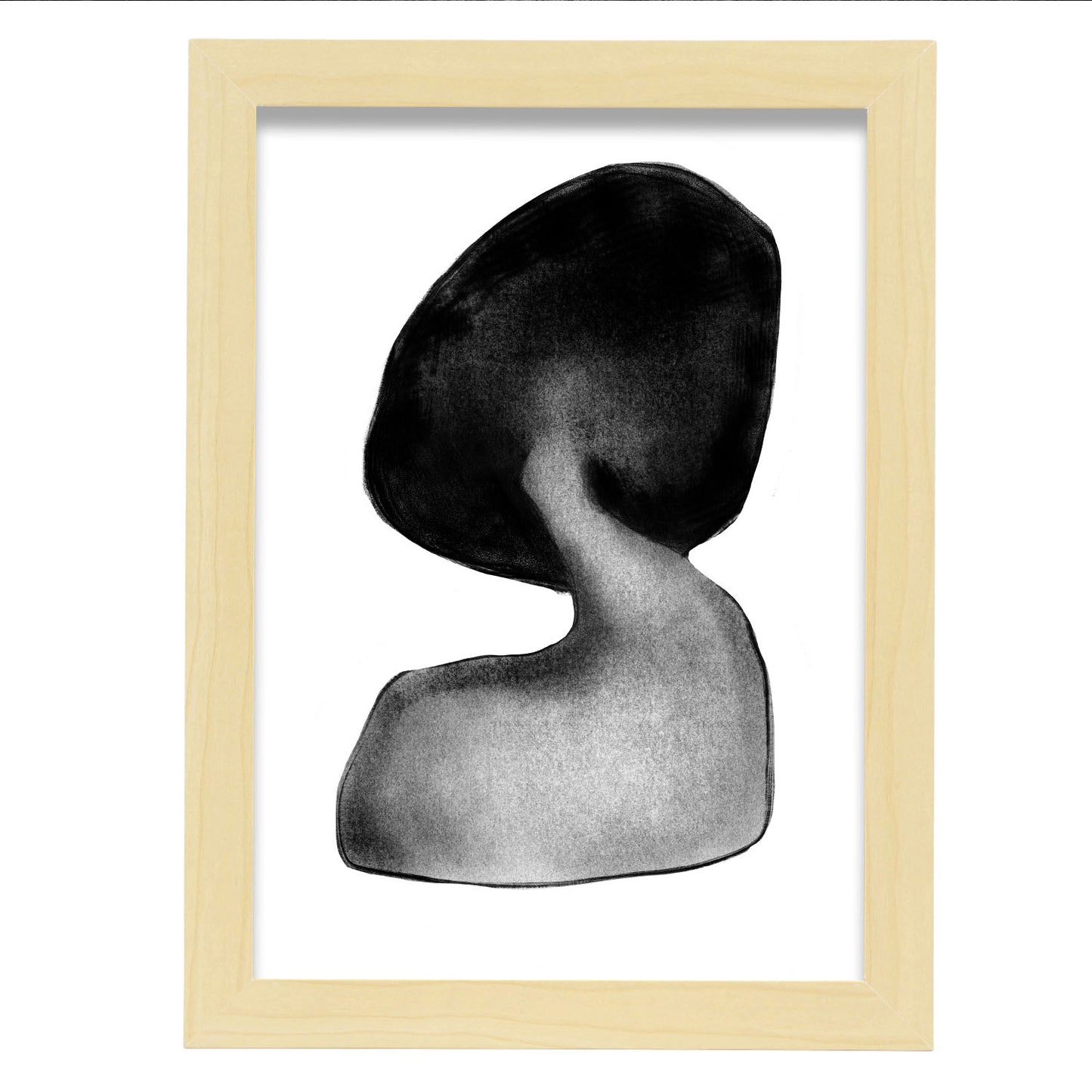 Nacnic Lámina Abstracta Hallow Negra