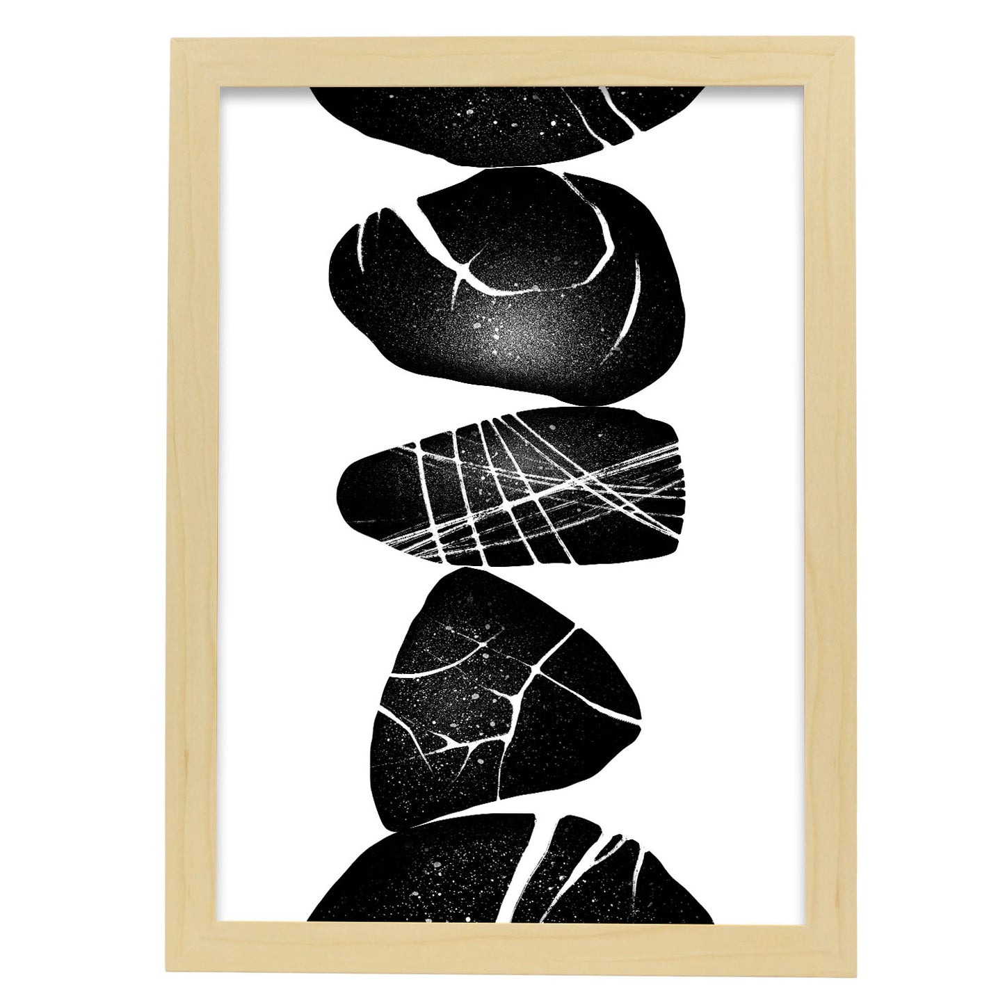 Lámina Abstracta Nacnic Piedra Negra