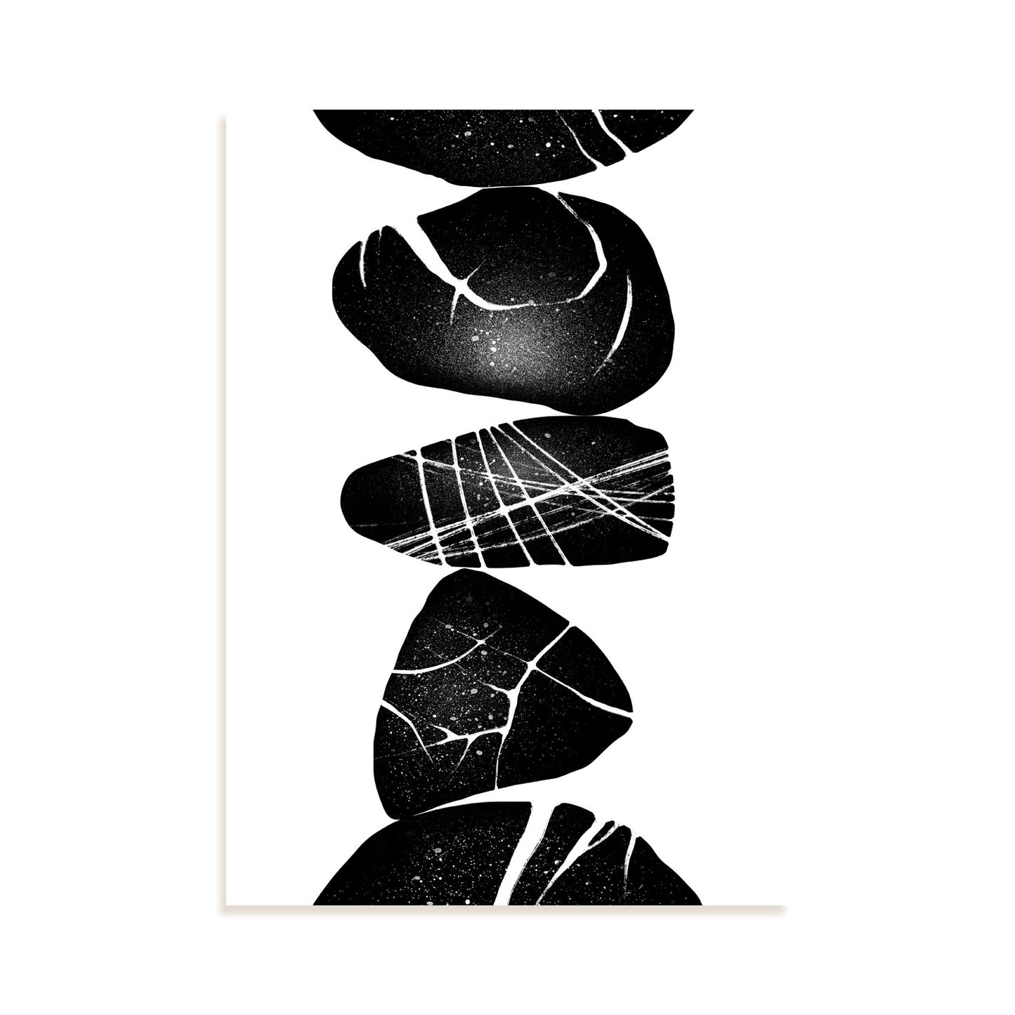 Lámina Abstracta Nacnic Piedra Negra