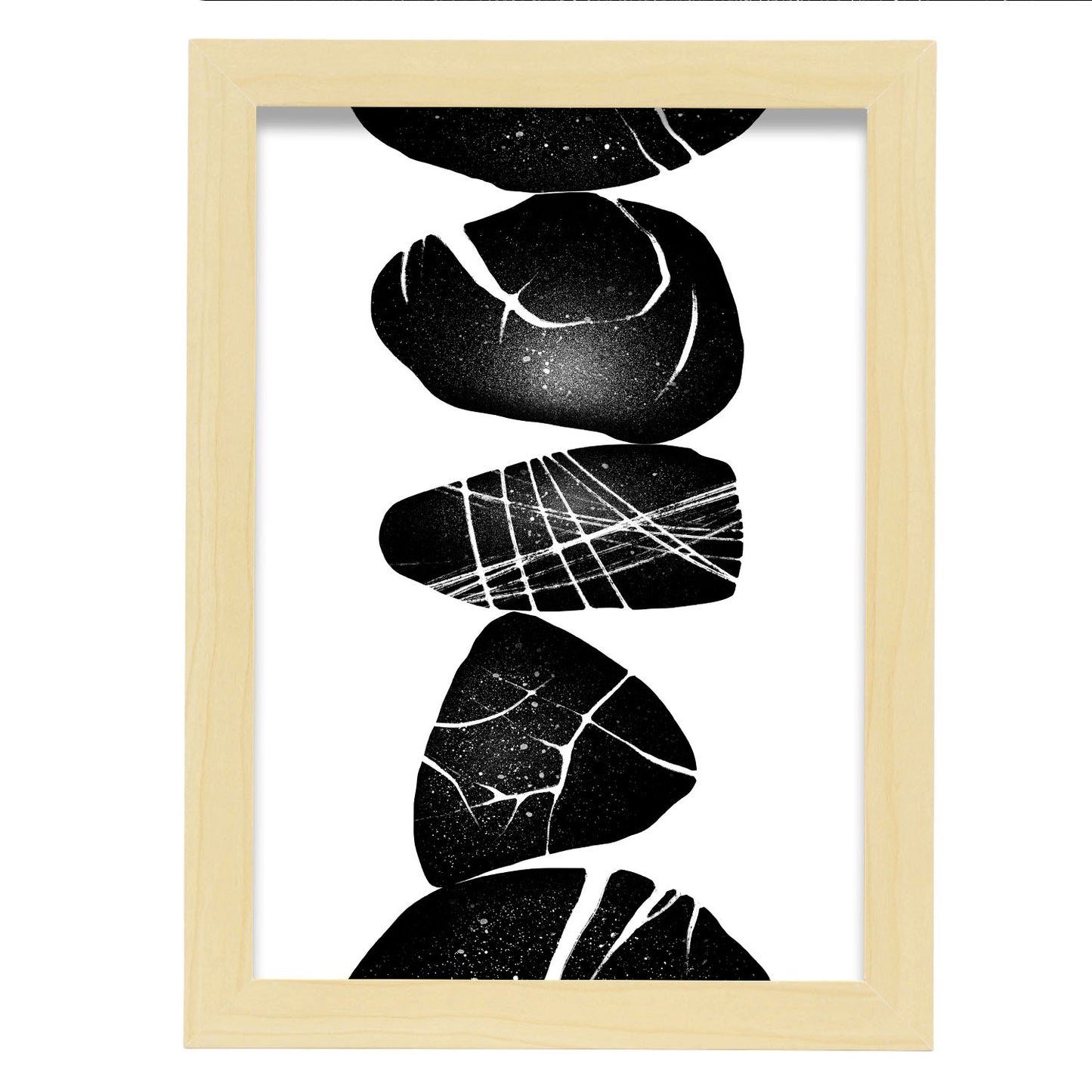 Lámina Abstracta Nacnic Piedra Negra
