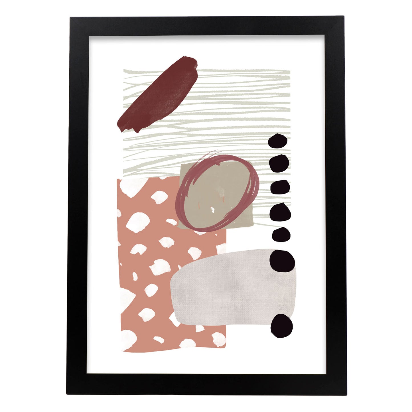 Lámina Abstracta Nacnic Diseño de Grietas