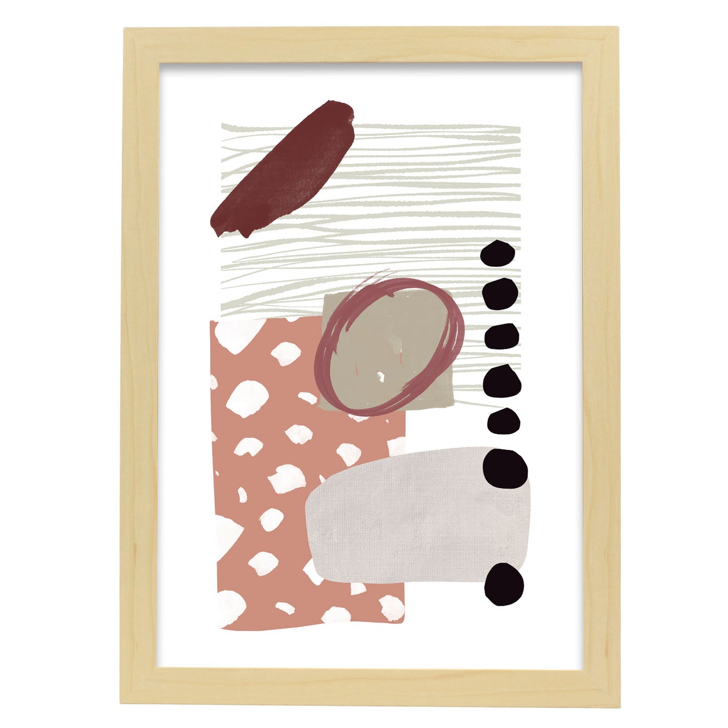 Lámina Abstracta Nacnic Diseño de Grietas