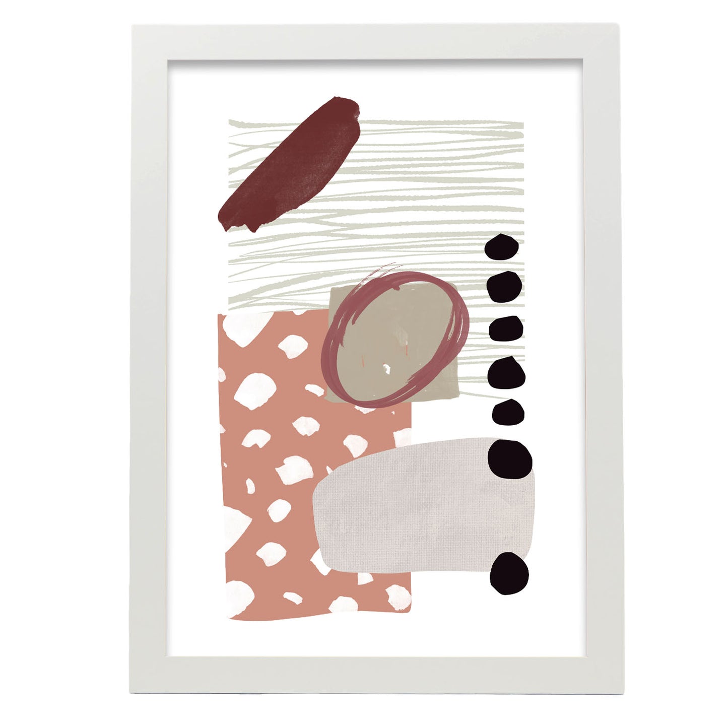 Lámina Abstracta Nacnic Diseño de Grietas