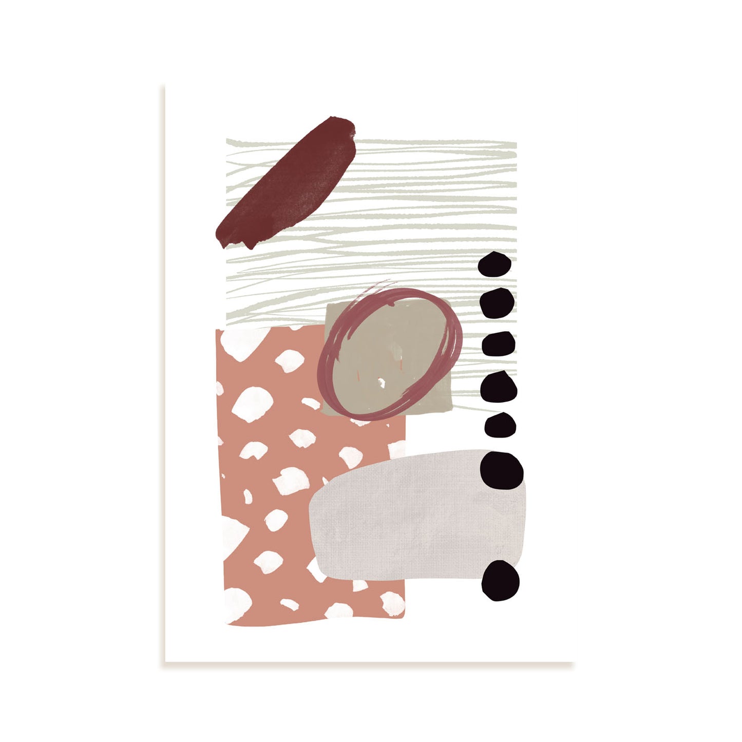 Lámina Abstracta Nacnic Diseño de Grietas