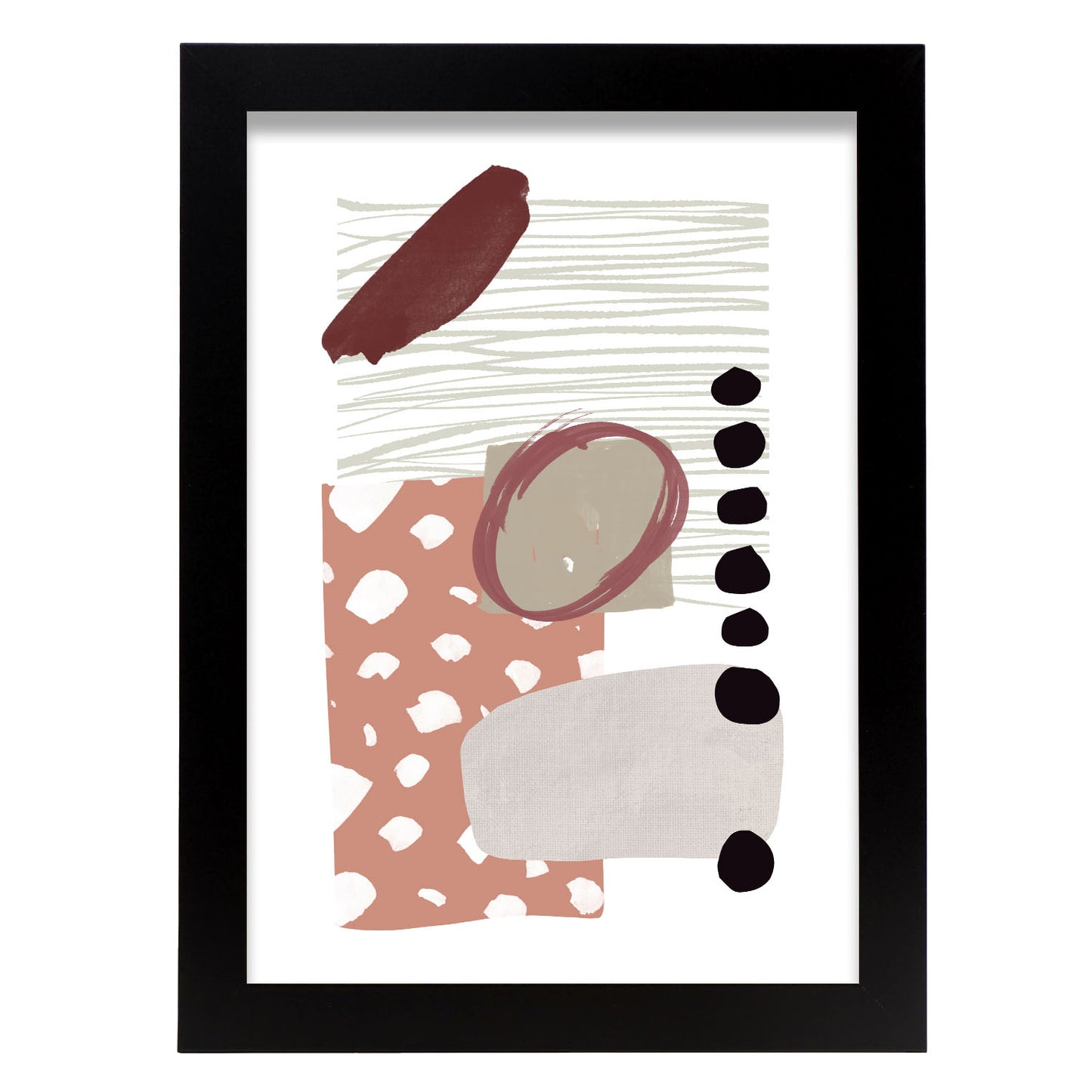 Lámina Abstracta Nacnic Diseño de Grietas