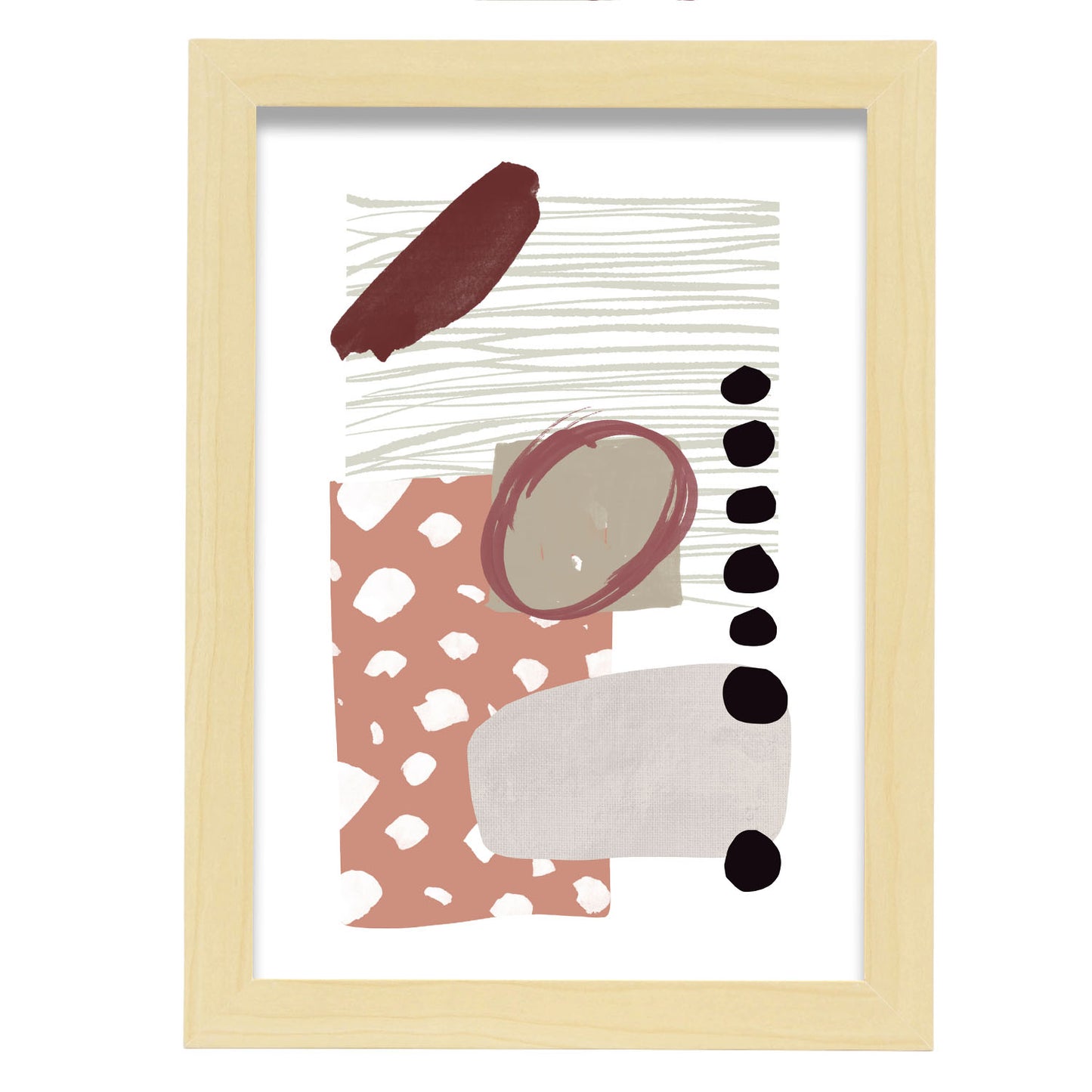 Lámina Abstracta Nacnic Diseño de Grietas