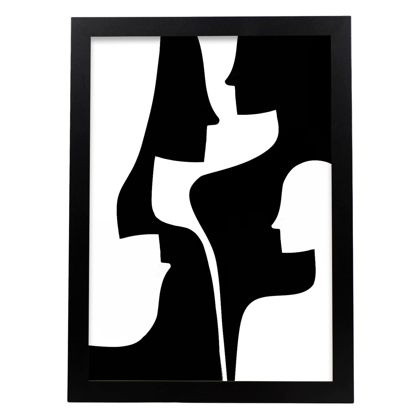 Lámina Abstracta de Silueta de Cara Nacnic