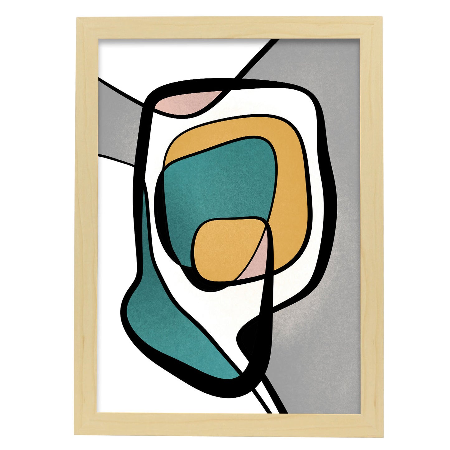 Lamina Nacnic Colores Retro en Abstracto