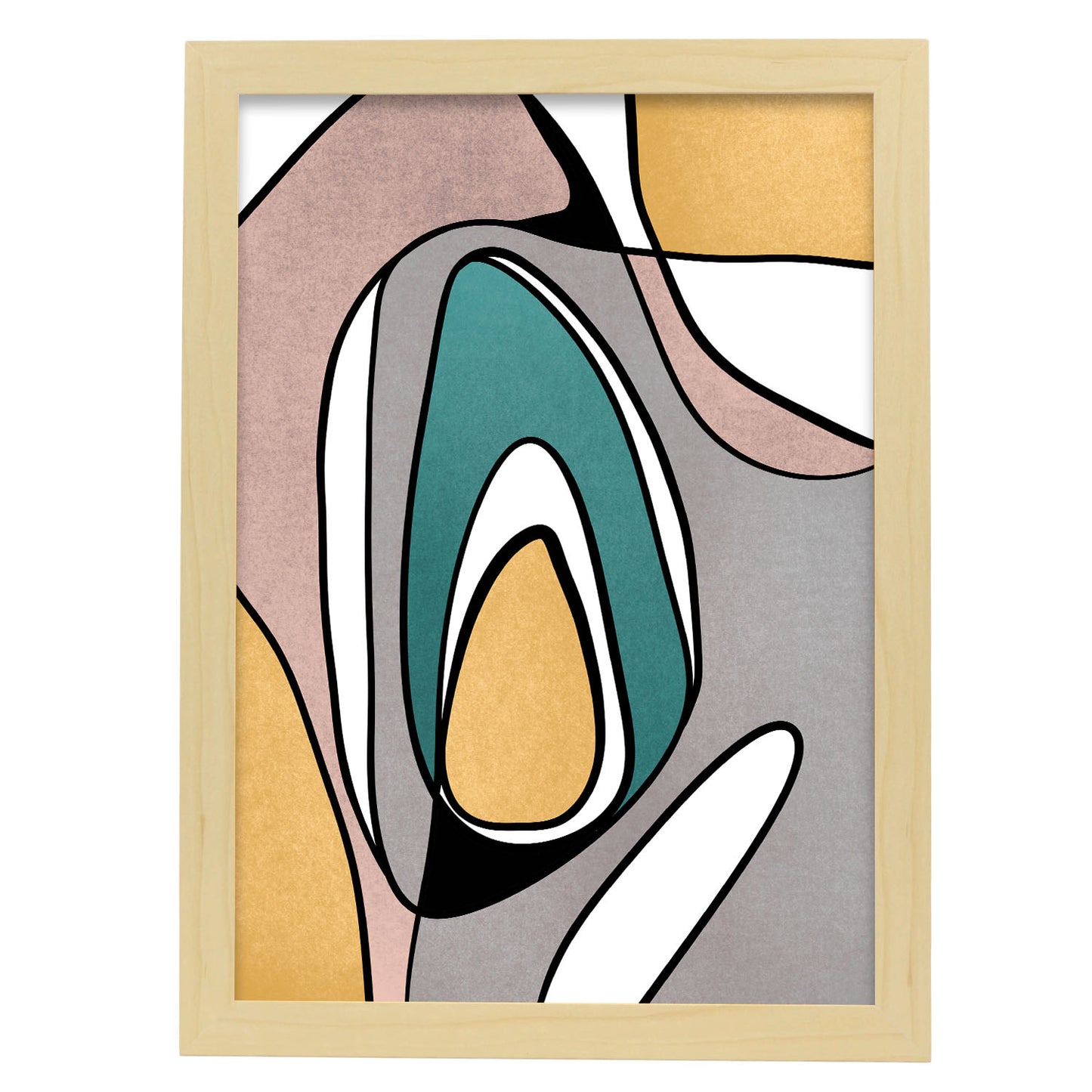 Lamina Nacnic Colores Retro de Moda en Abstracto