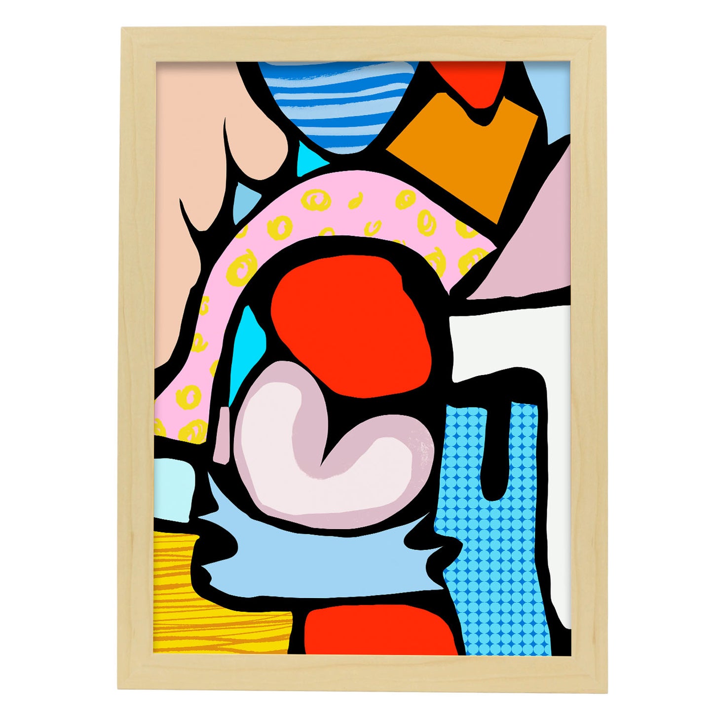 Nacnic Lámina de Arte Moteado Abstracto