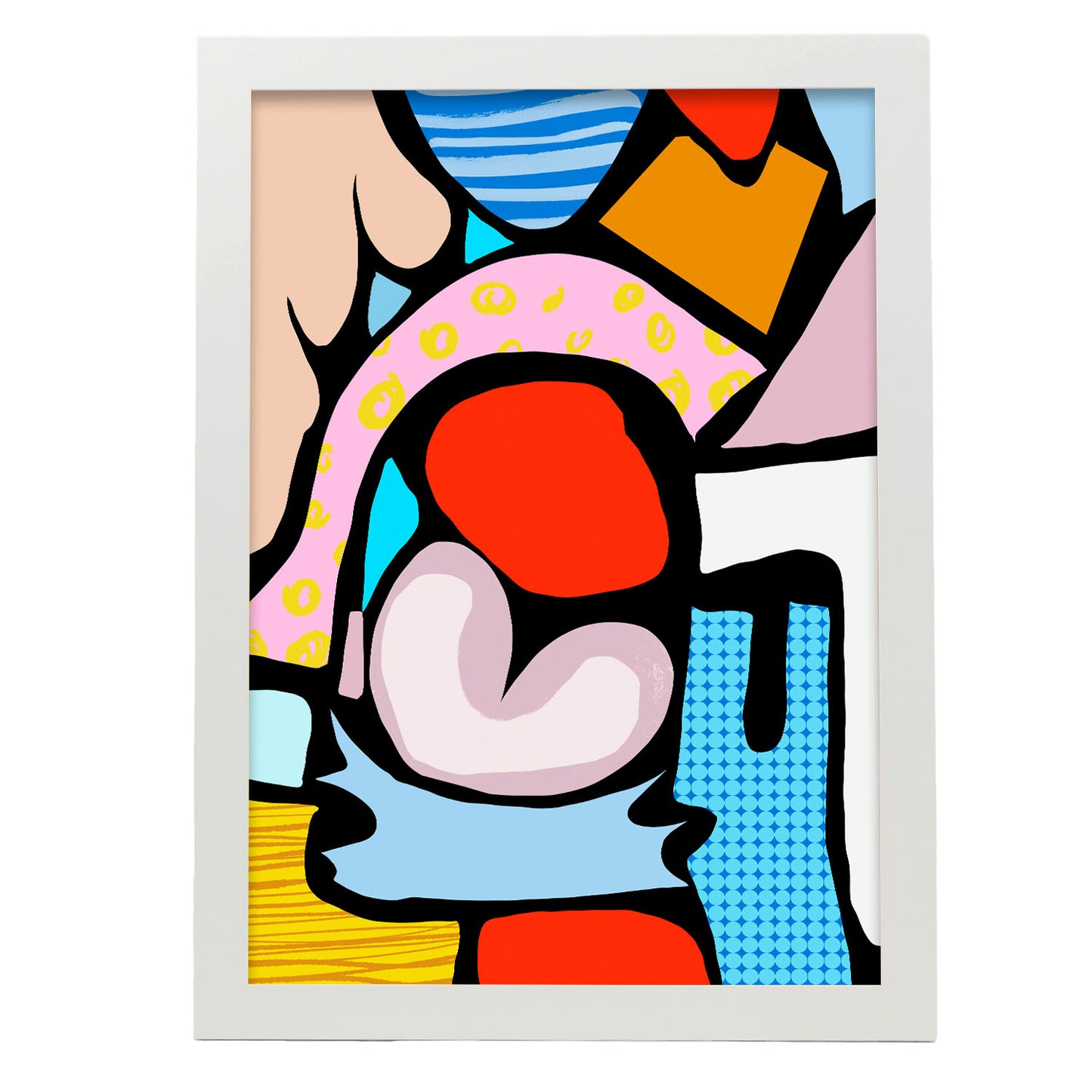 Nacnic Lámina de Arte Moteado Abstracto