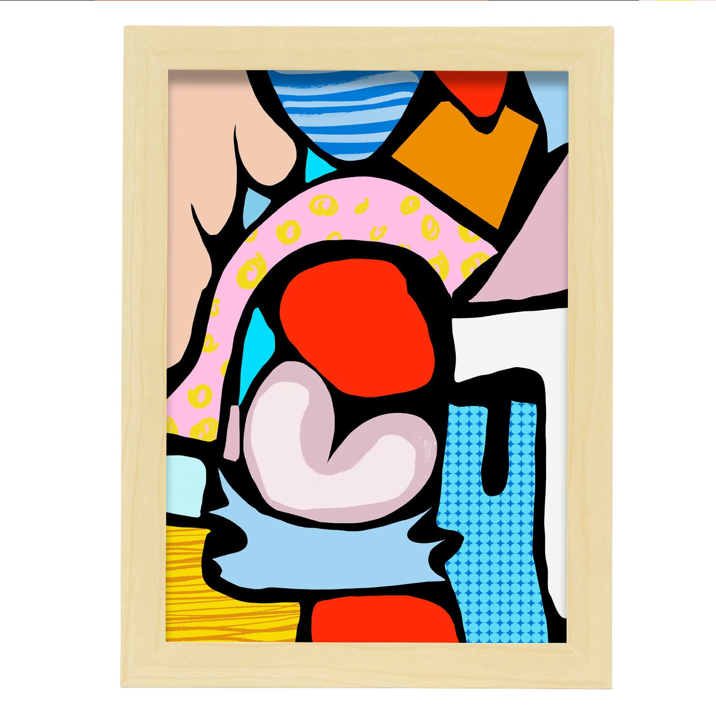 Nacnic Lámina de Arte Moteado Abstracto