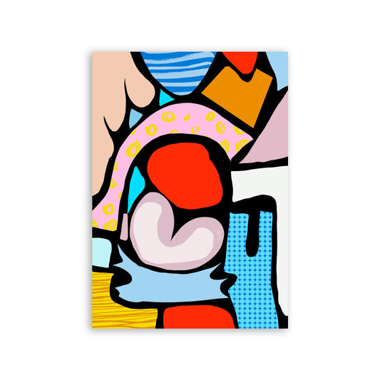 Nacnic Lámina de Arte Moteado Abstracto