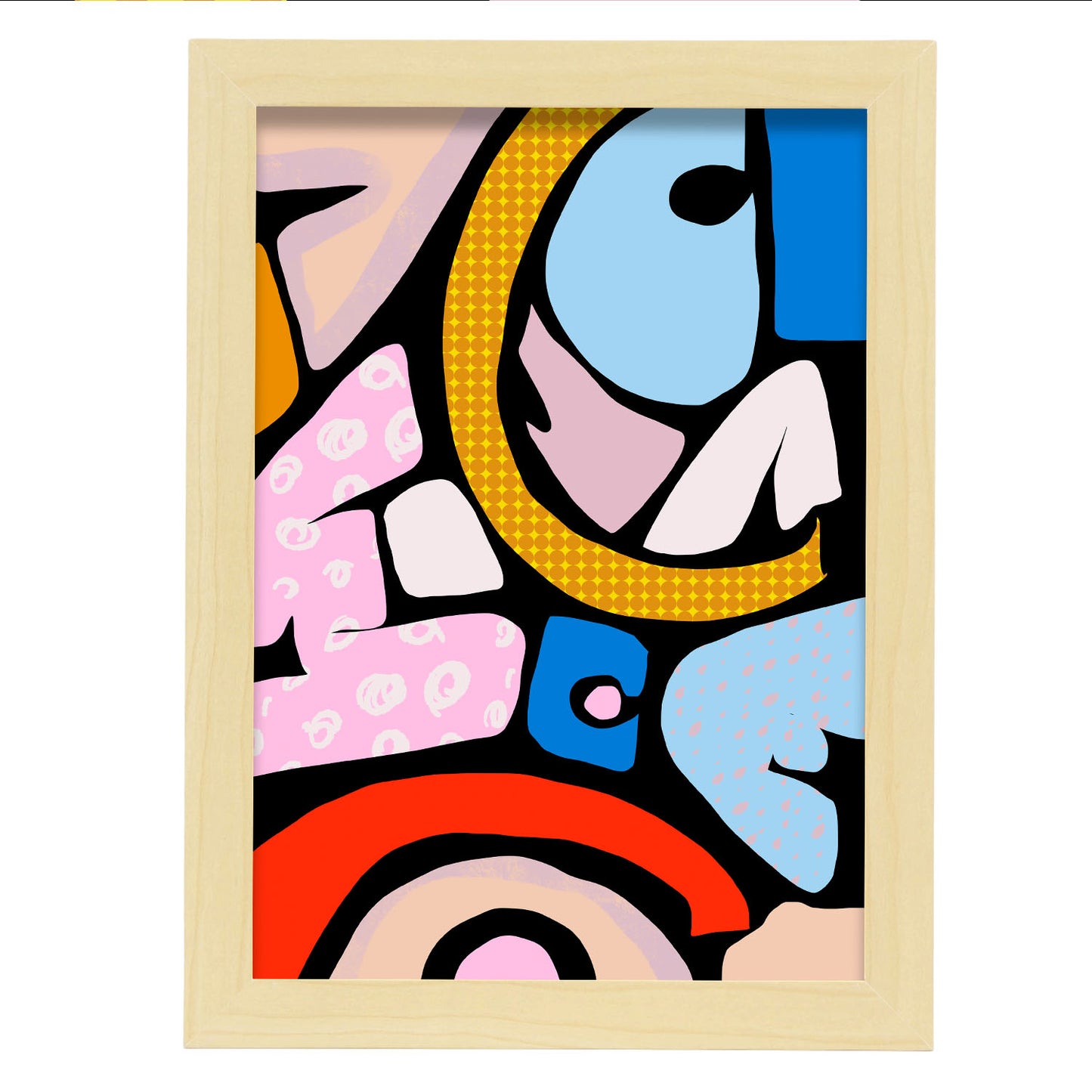 Lamina Abstracta Nacnic Patrón de Arte Briddle
