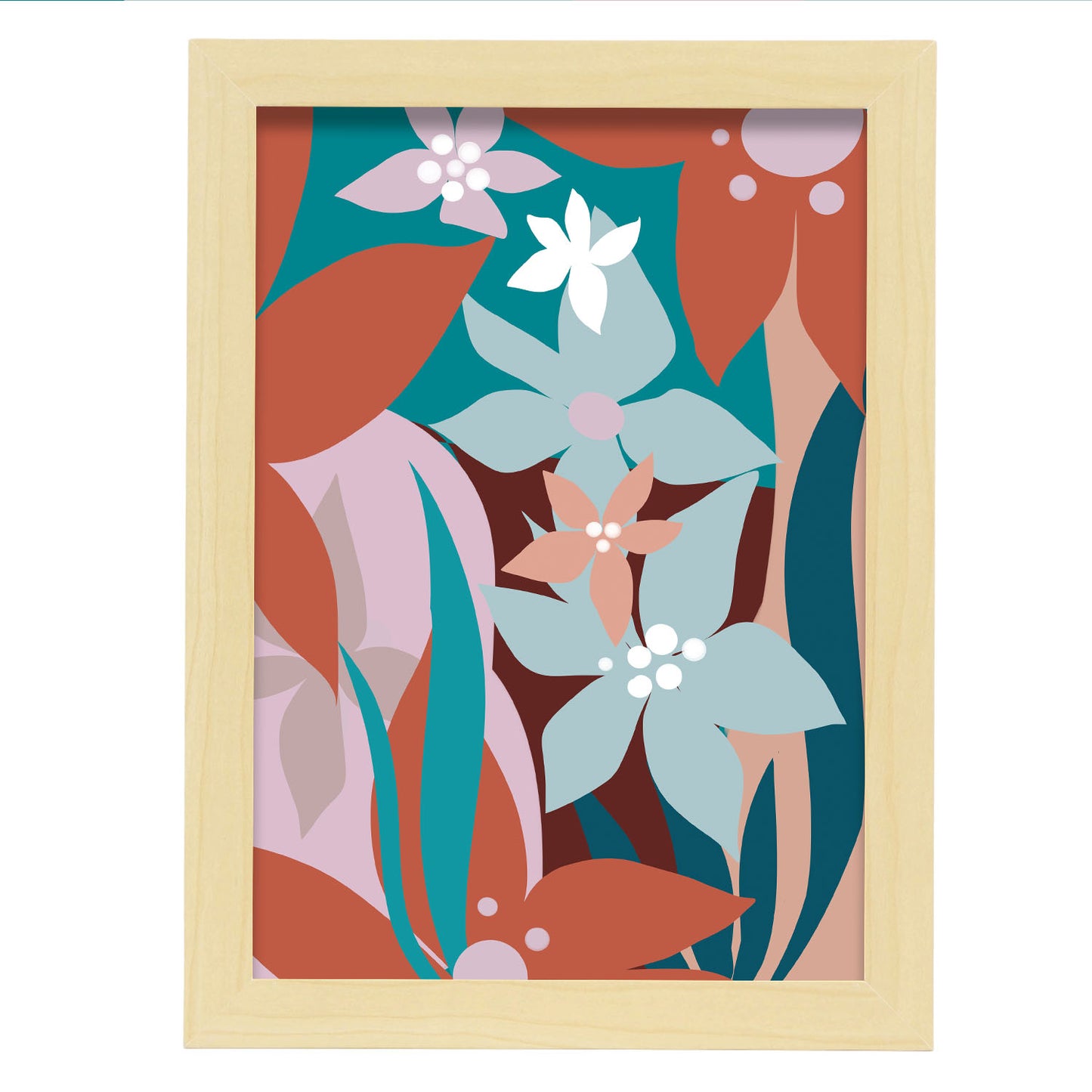 Nacnic Laminas de Diseño Floral Real Surtidas