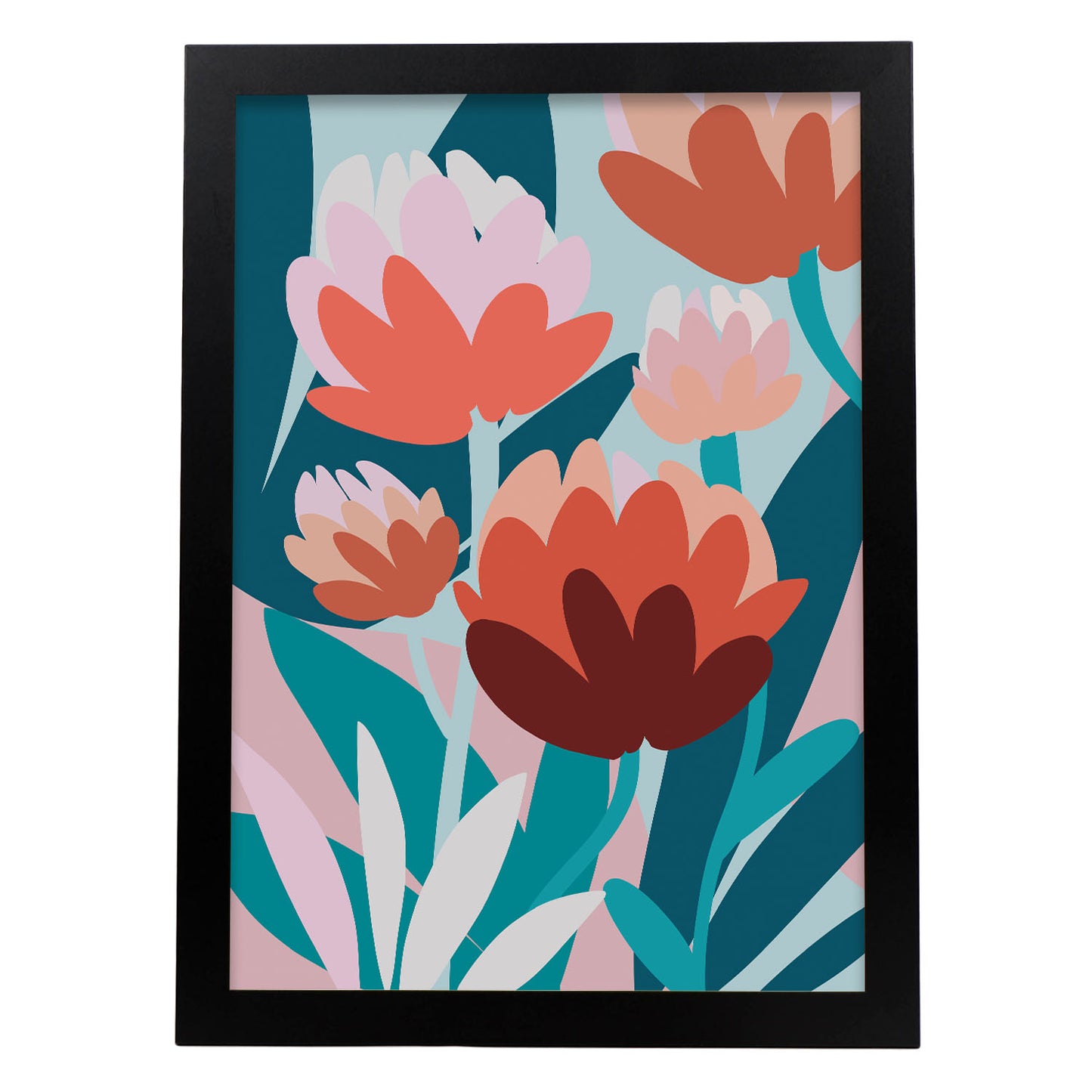 Nacnic Lámina de Diseño Floral Lujoso