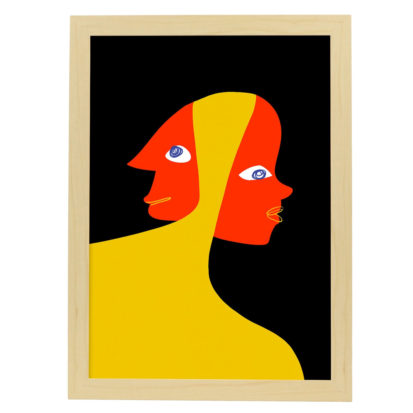 Lamina Abstracto de dos caras Mujer Surtida Nacnic