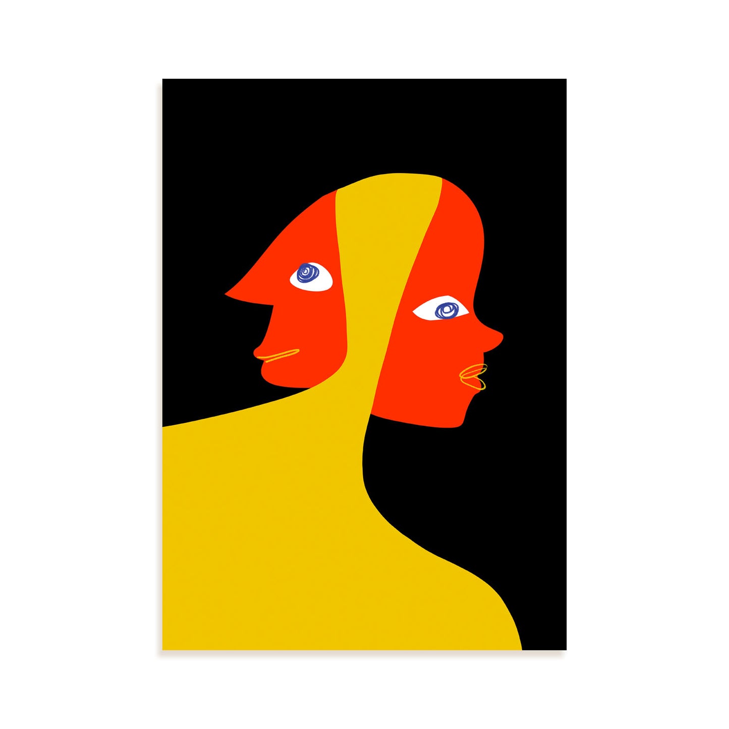 Lamina Abstracto de dos caras Mujer Surtida Nacnic
