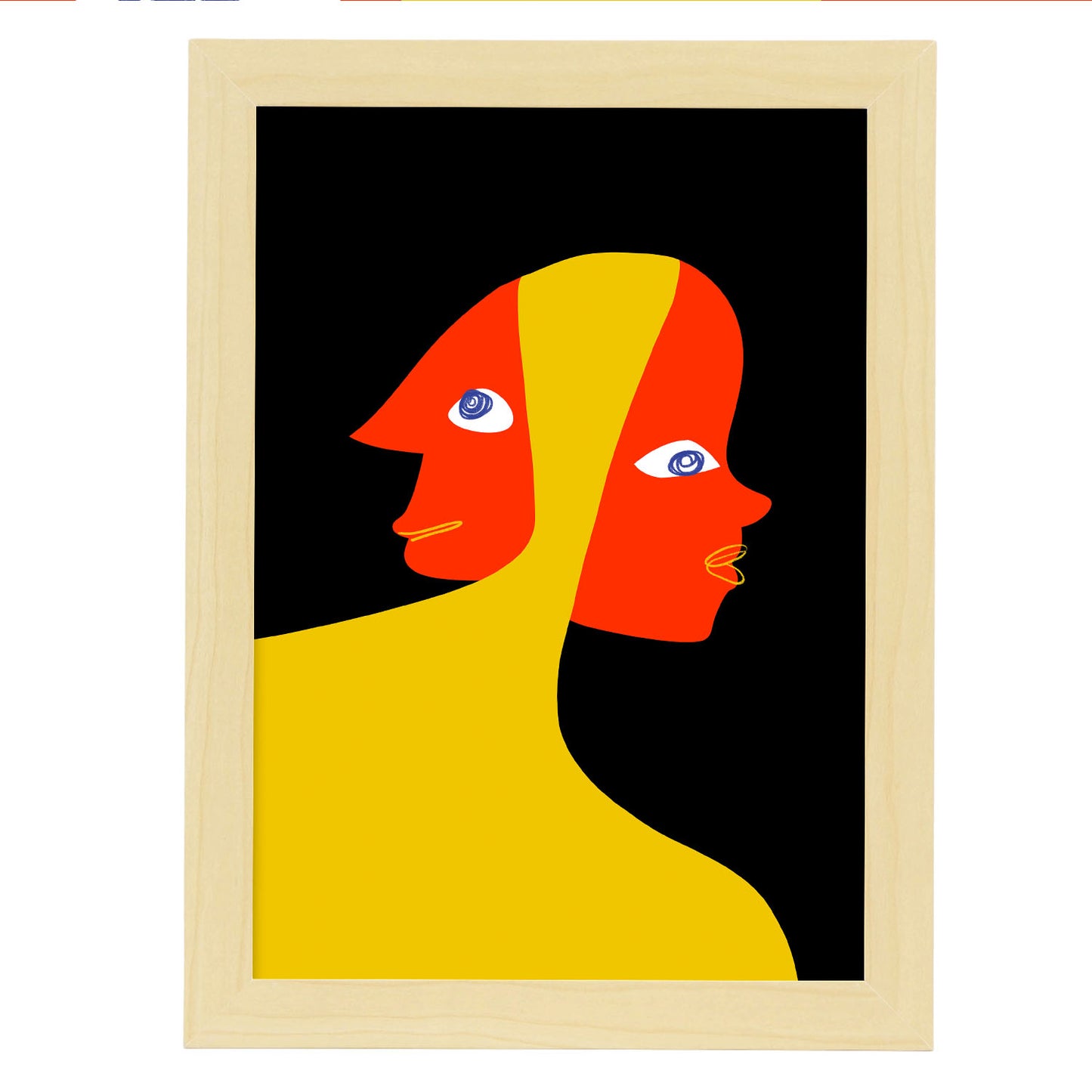 Lamina Abstracto de dos caras Mujer Surtida Nacnic