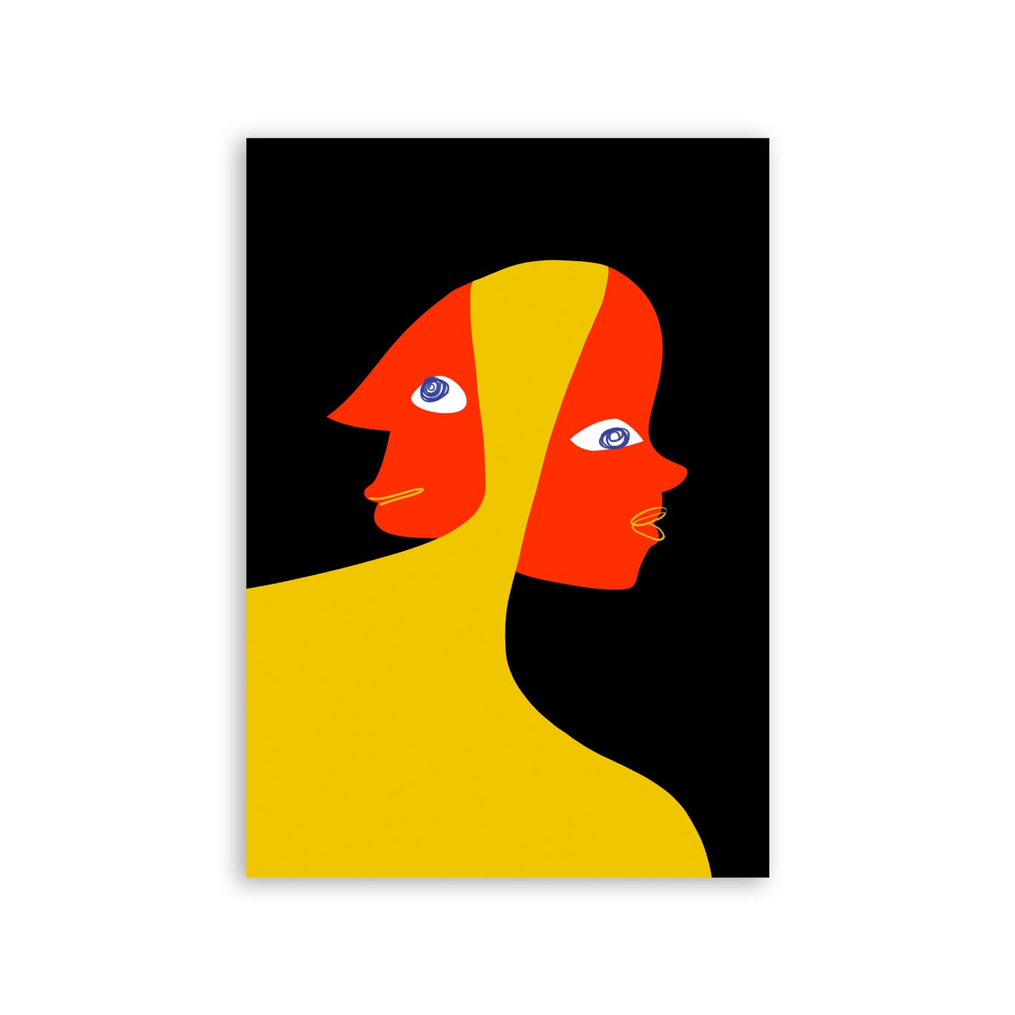 Lamina Abstracto de dos caras Mujer Surtida Nacnic